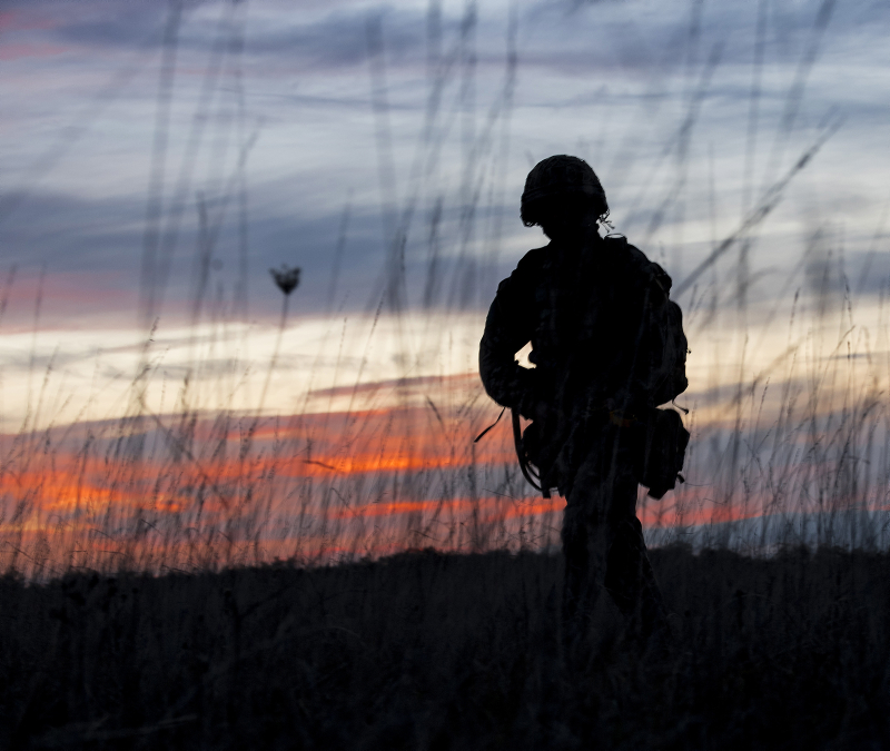 Member of C Company, 3rd Battalion The Parachute Regiment during Exercise Falcon Amarante. Credit: Cpl Jamie Hart, Crown Copyright