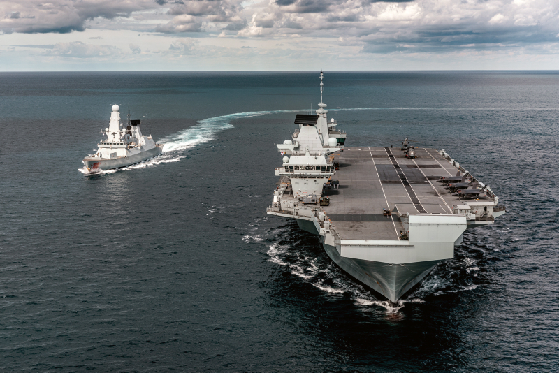HMS Queen Elizabeth Crown Copyright 2019 