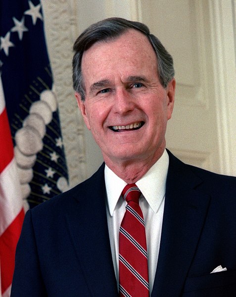 President George H W Bush official picture