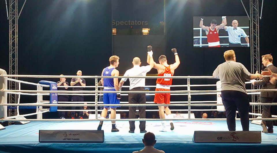 GB Boxing Championship George Crotty CREDIT ROYAL NAVY 07/12/2018