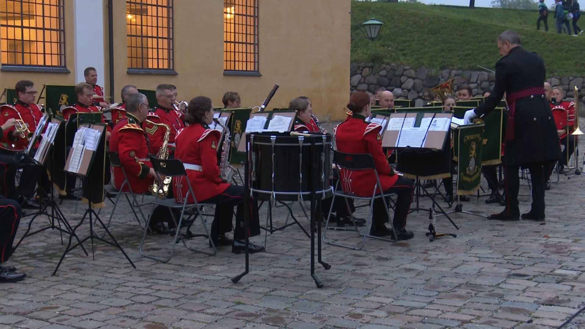 4th Battalion the Yorkshire Regiment band in Denmark Credit BFBS 11.10.19