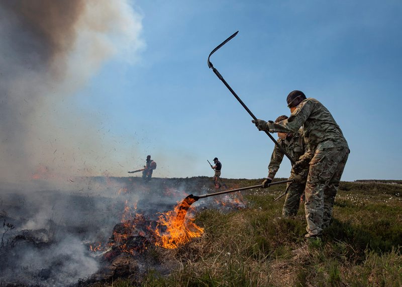  4th Battalion, Royal Regiment of Scotland, Saddleworth Moor Fires