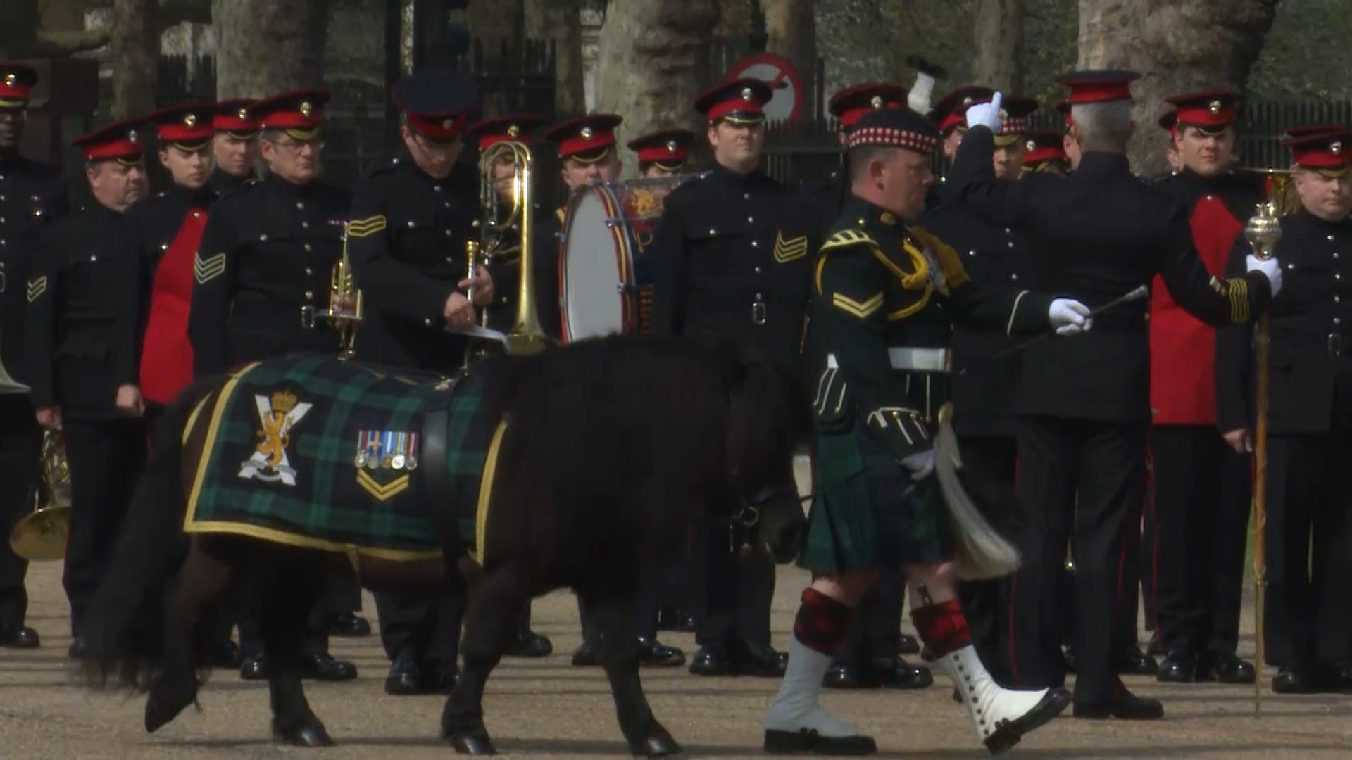At Wellington Barracks, personnel were being inspected by the London District Brigade Major and the Garrison Sergeant Major.