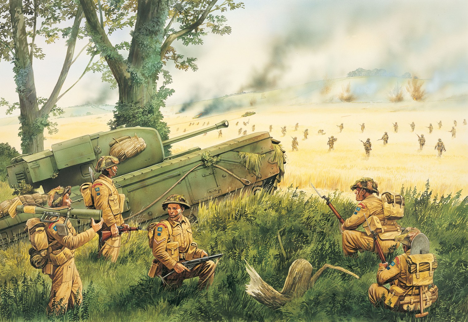 Battle of Caen, part of the Battle of Normandy