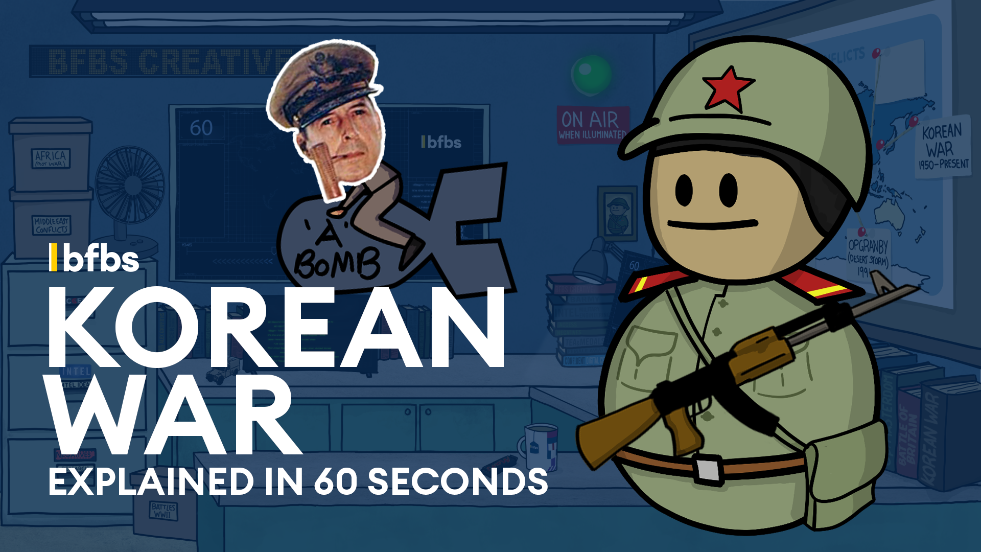Korean War In 60 Seconds. Credit BFBS Creative
