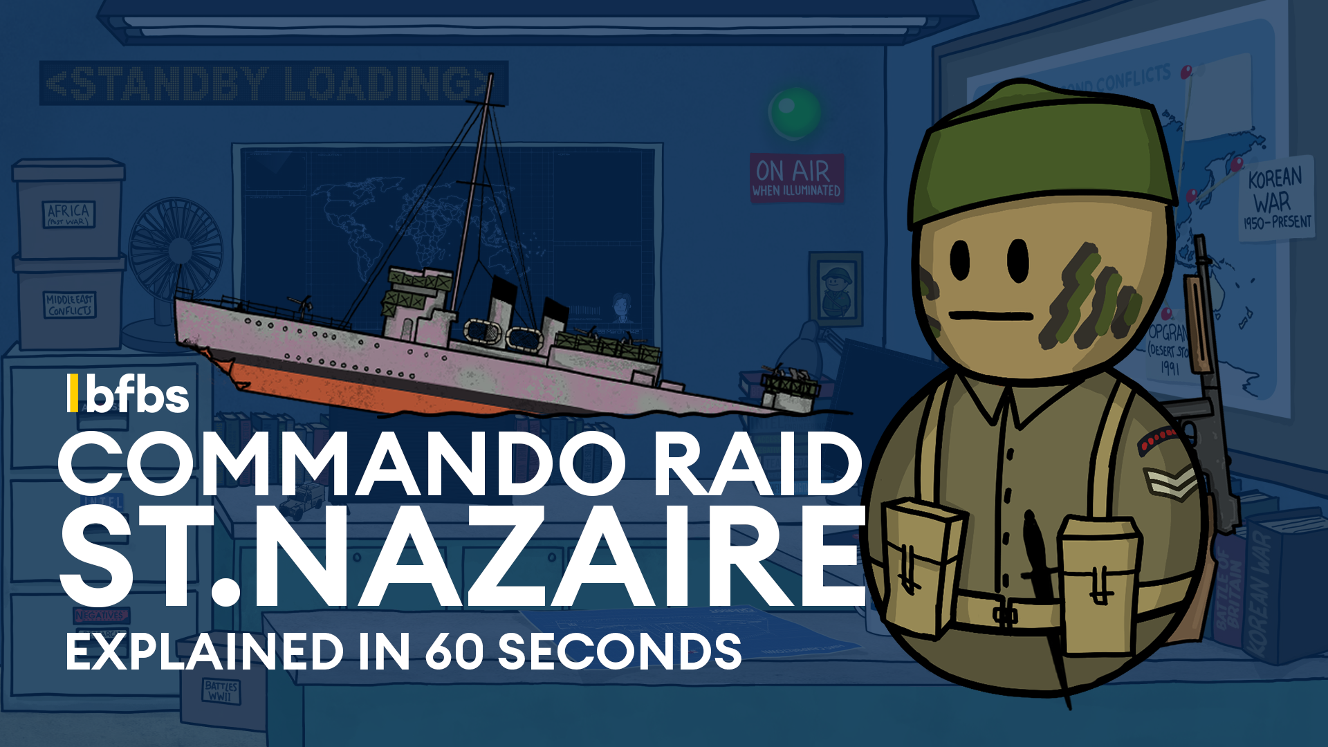 Op Chariot: 60 Seconds. Credit BFBS Creative