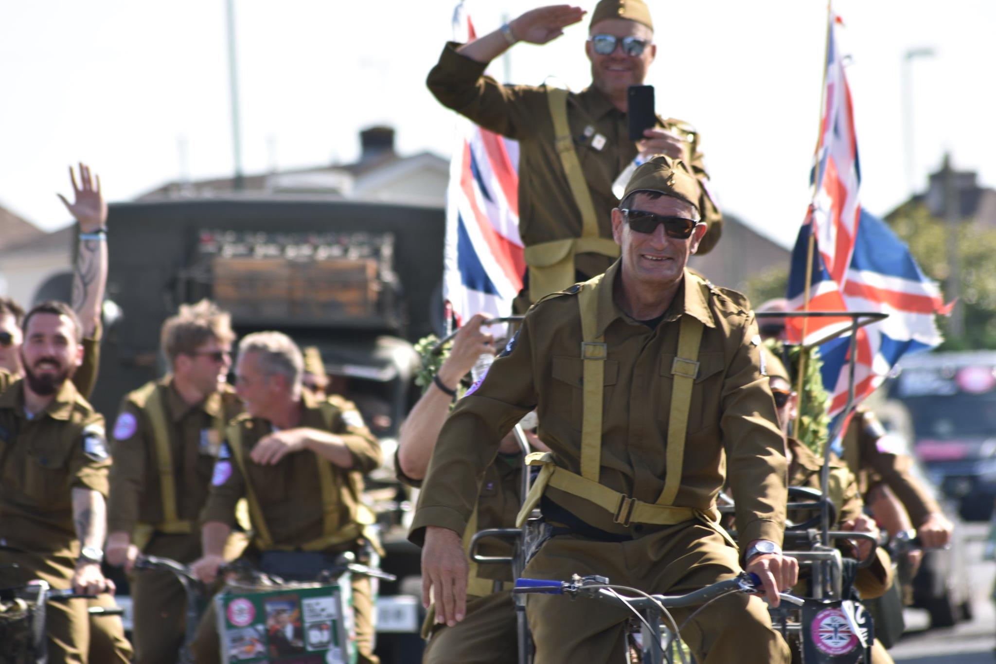 On Armed Forces Day - welcome home party