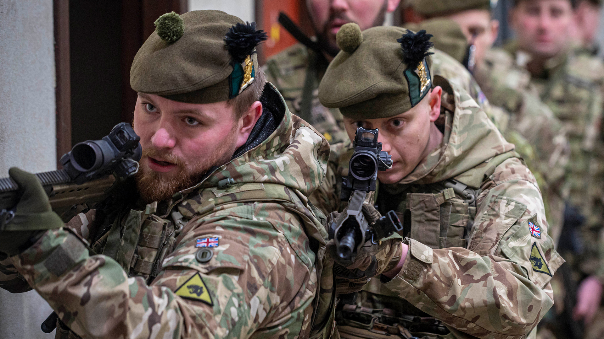 The training facility in Oliver Barracks is designed to let infanteers prepare for deployments in the UK and overseas