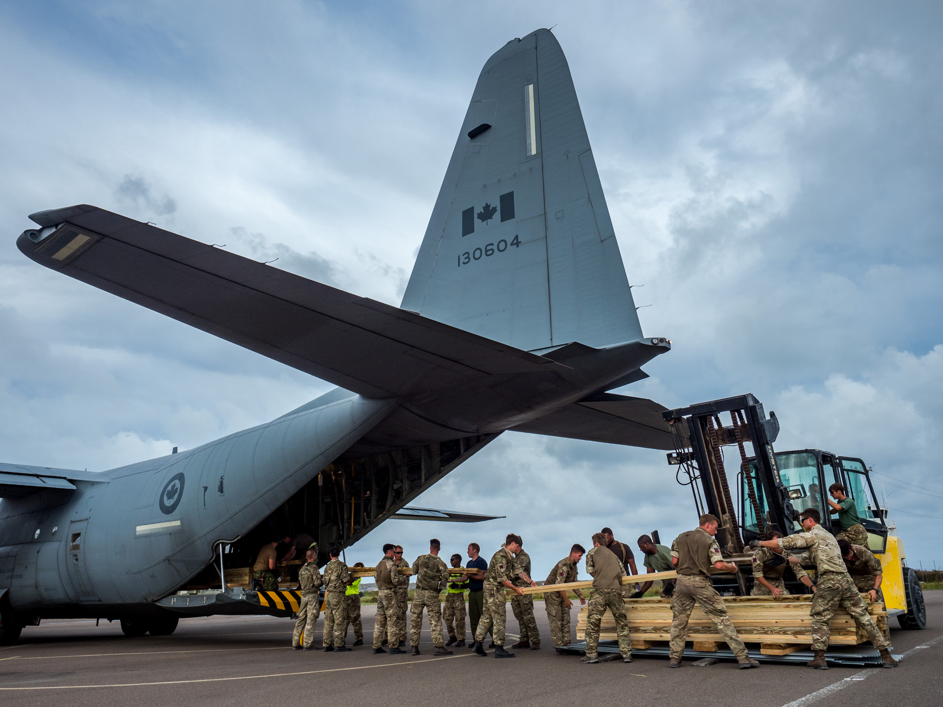 Royal Canadian Air Force CC-130J Hercules aircraft