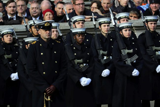 765 armed forces personnel were at the Cenotpah (Picture: MOD).