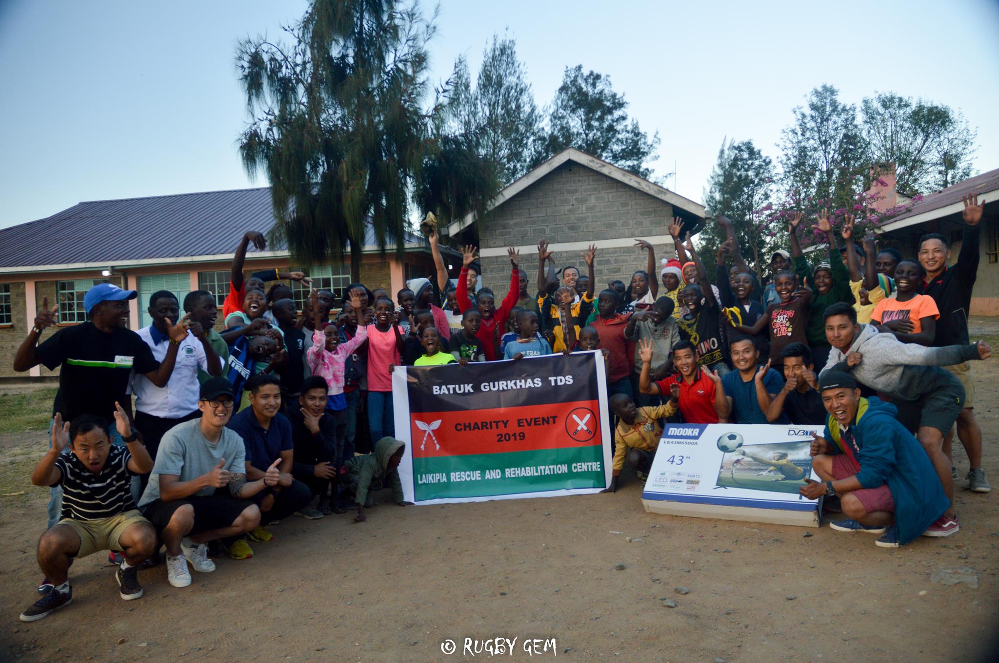 Gurkha soldiers kenya charity event