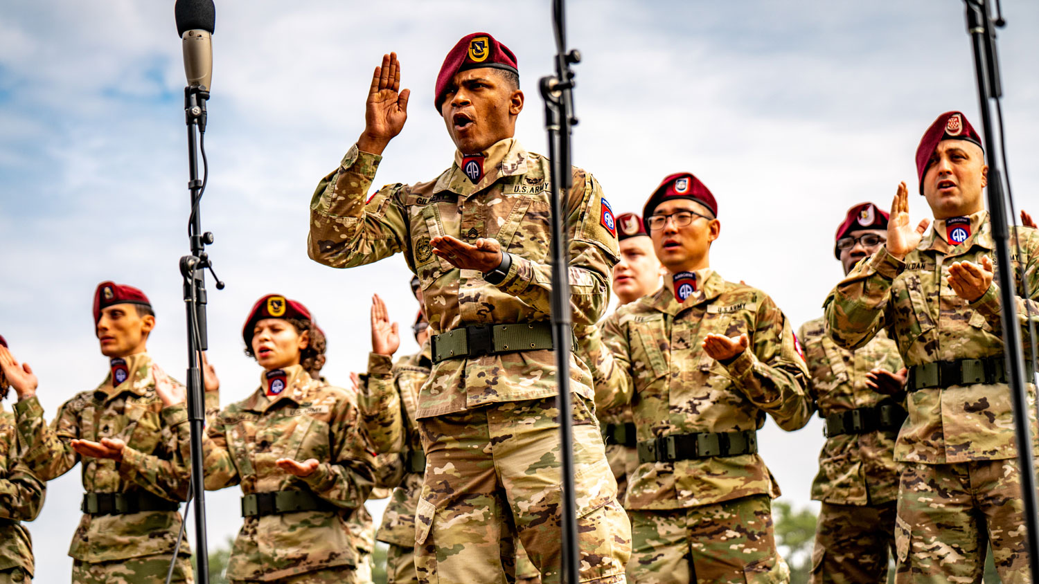82 Airborne Division All American Chorus perform for the Division Review at Fort Bragg May 2023 DVIDS Image 7818889 CREDIT US Army
