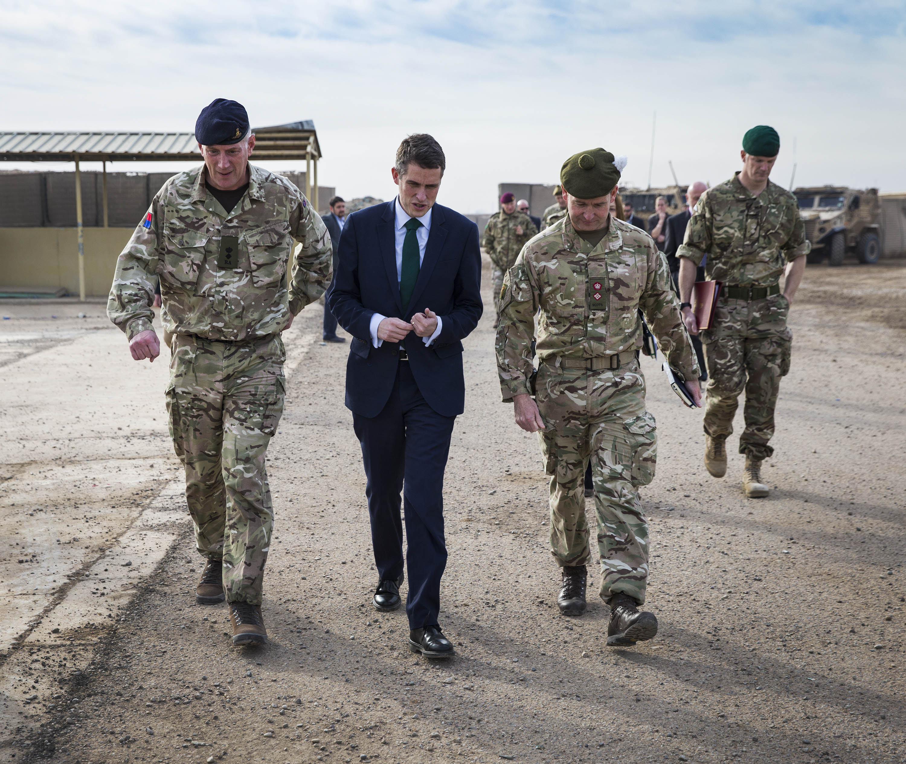 Defence Secretary Makes First Visit To Iraq