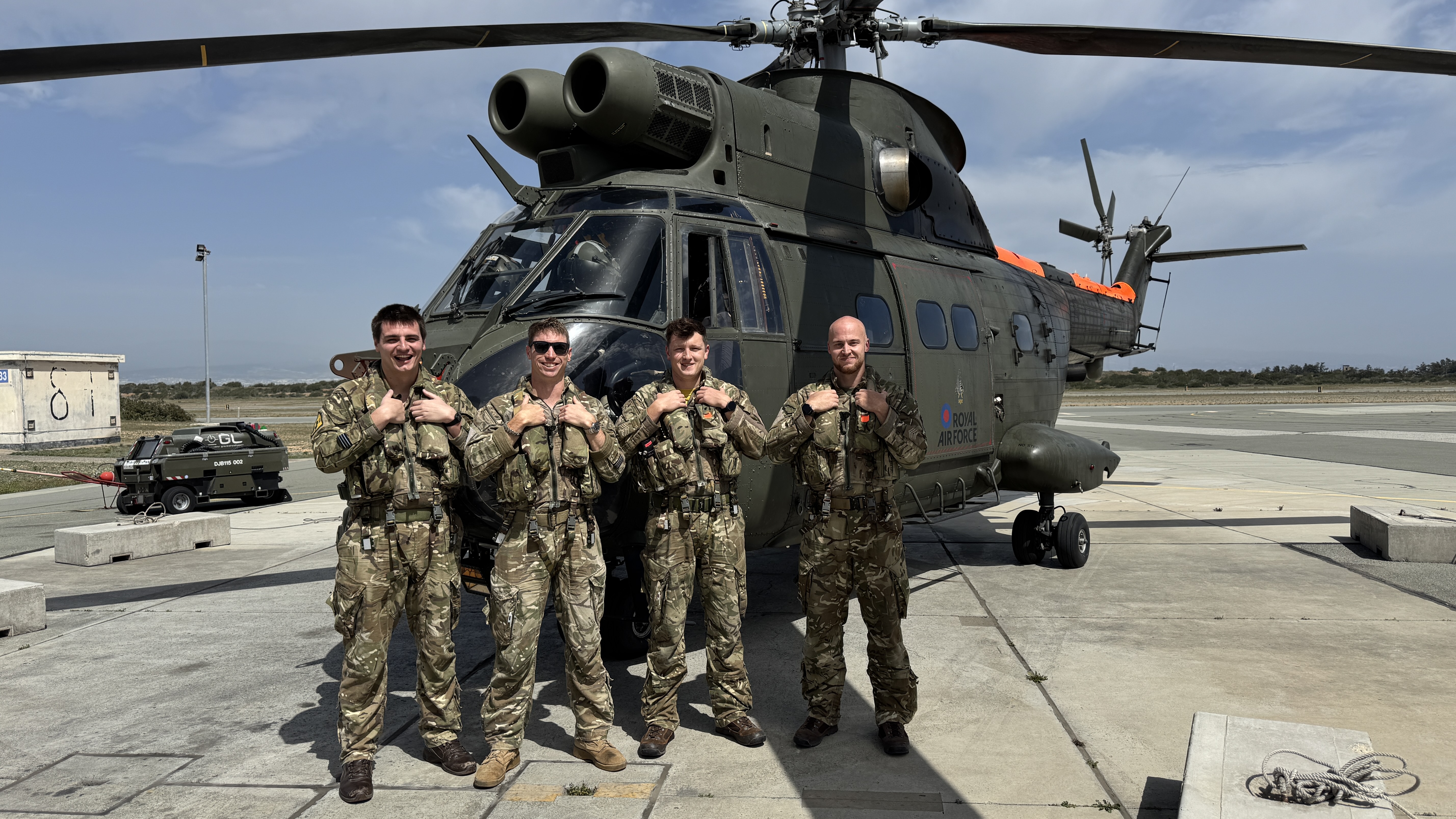 84 Squadron operated the Puma in Cyprus and will now fly the Jupiter HT1 after the UK-French aircraft was retired last year