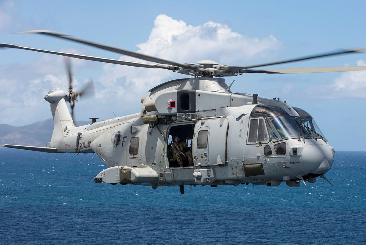 A Merlin HC4 Helicopter from 845 NAS (picture: MOD)