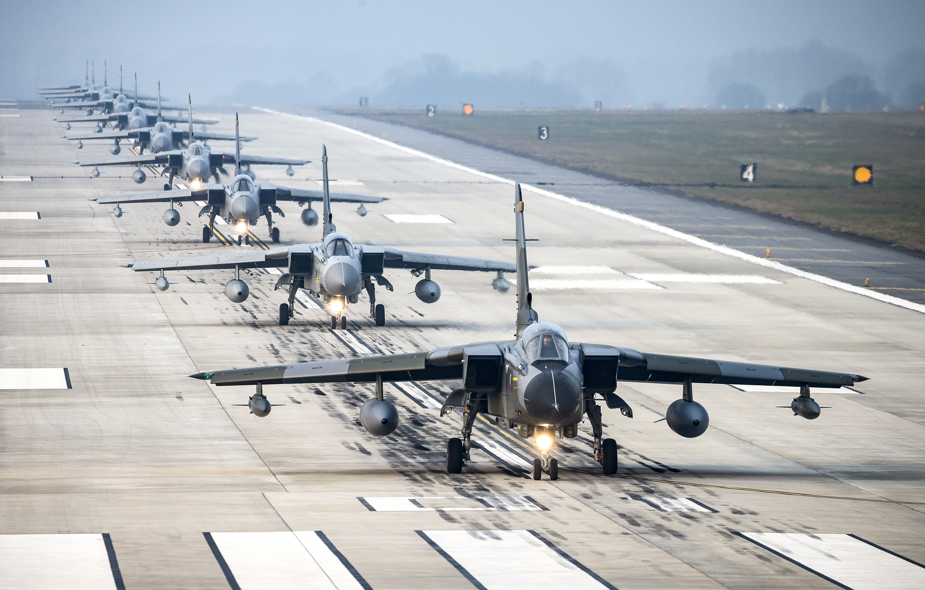 The GR4 served the RAF well before being retired in 2019 along with the rest of the Tornado fleet