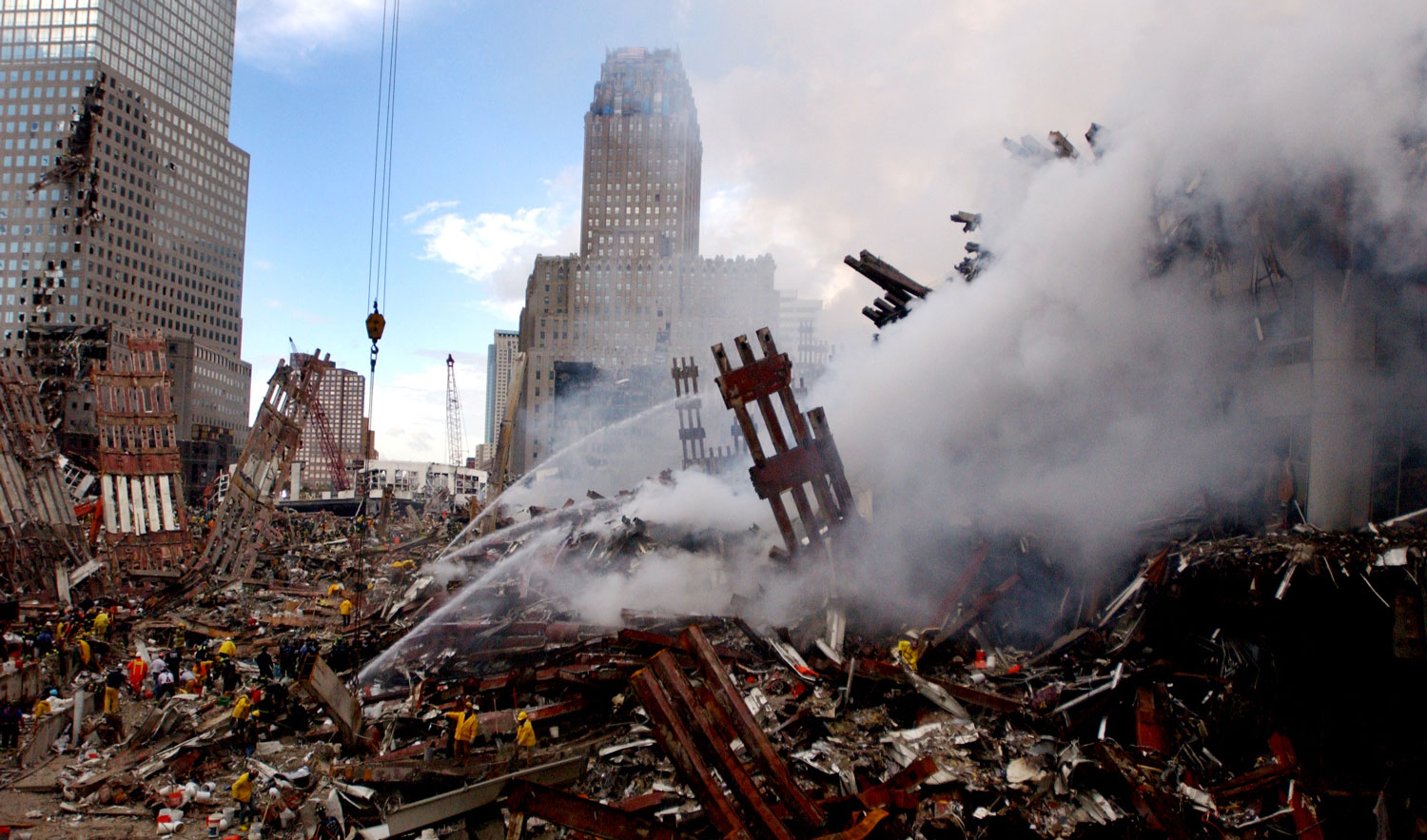 9/11 Aftermath: Pic Courtesy Photographer's Mate 2nd Class Jim Watson U.S. Navy