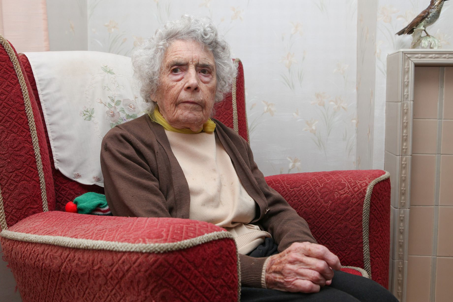 96-year-old veteran Molly Luke CREDIT SWNS
