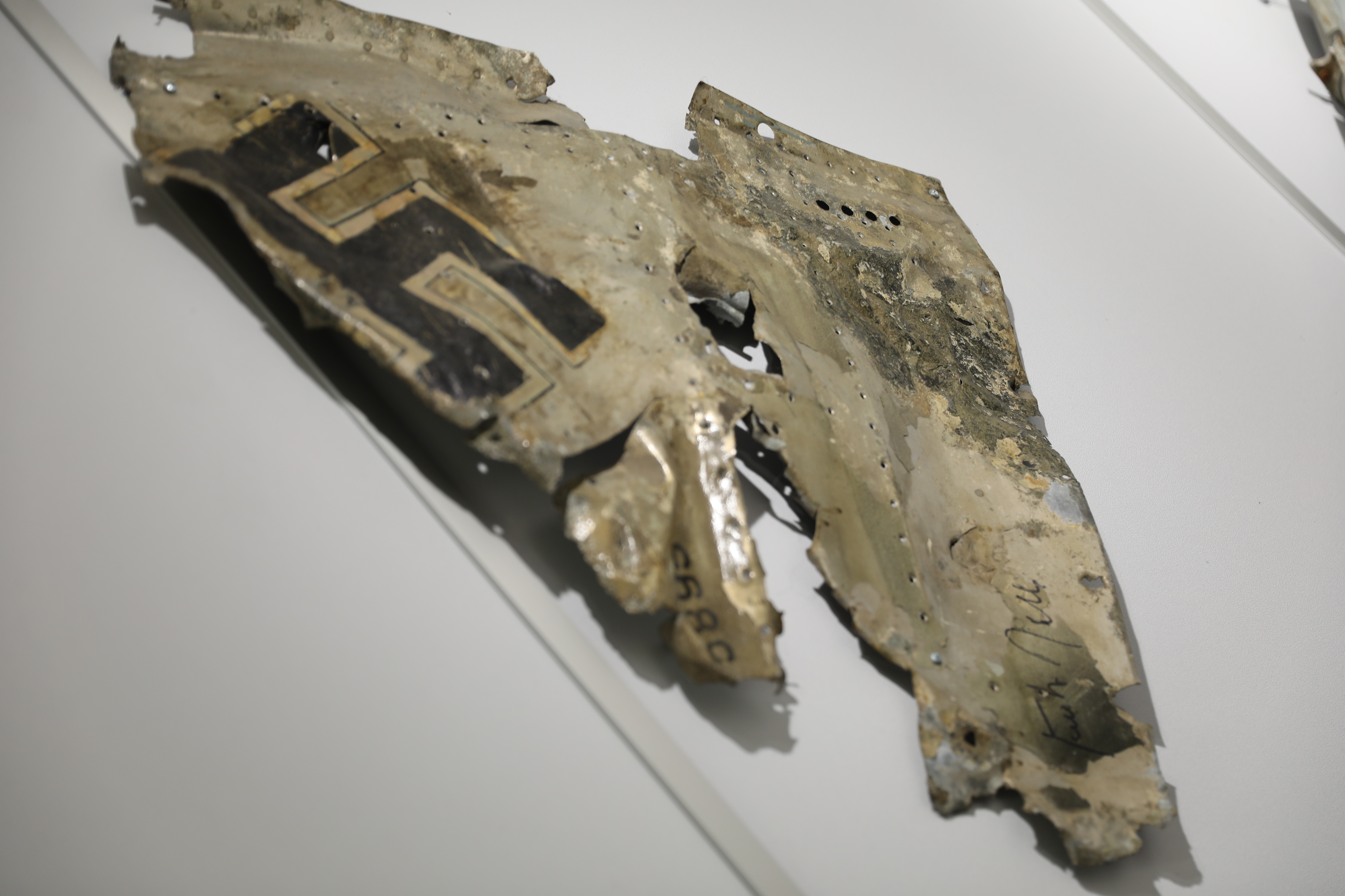 Aces High Gallery wall fragment of German fighter aircraft.
