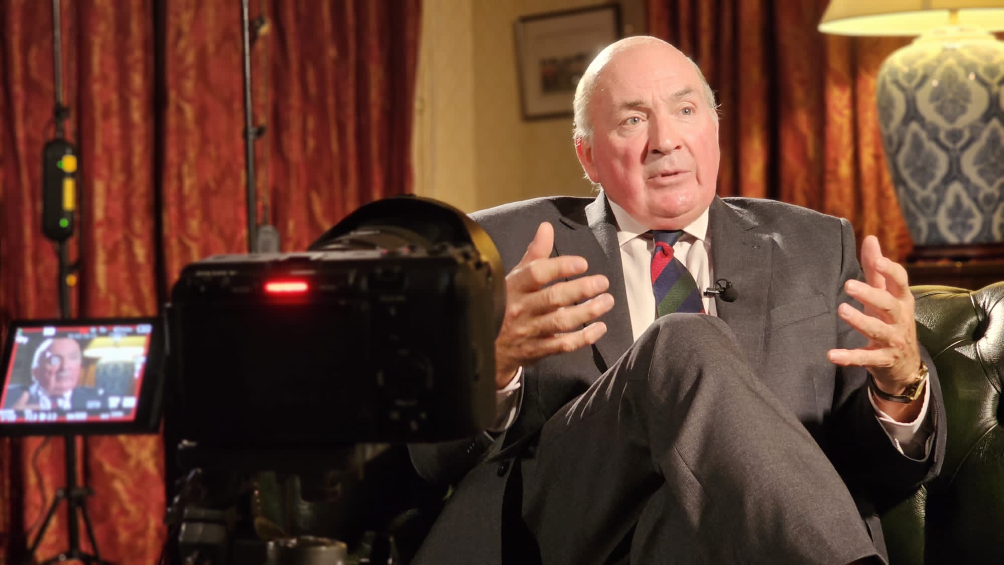 Lord Dannatt talking to Forces News