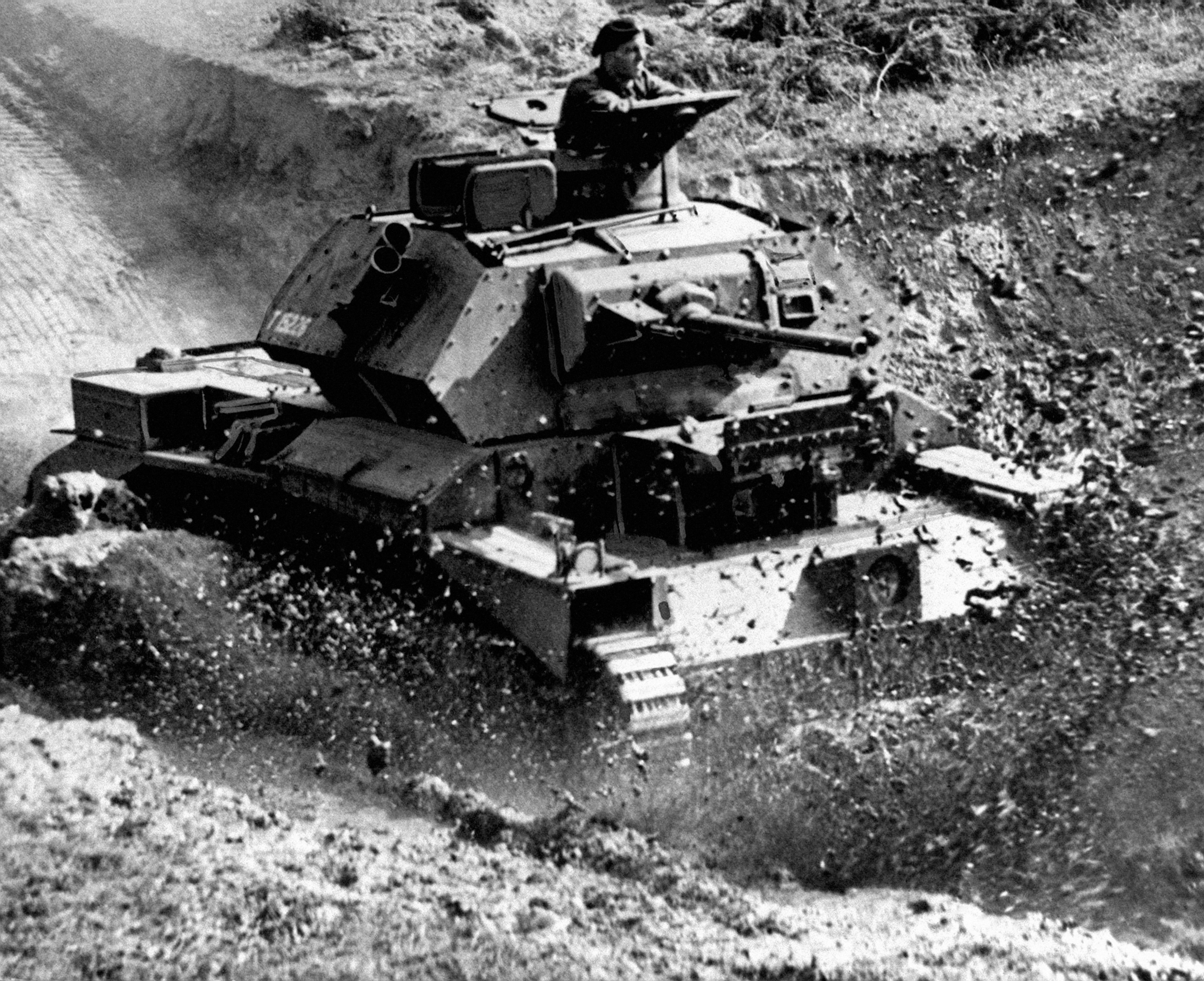 A British Cruiser Mk III tanker on operations in 1940 (Picture: PA).