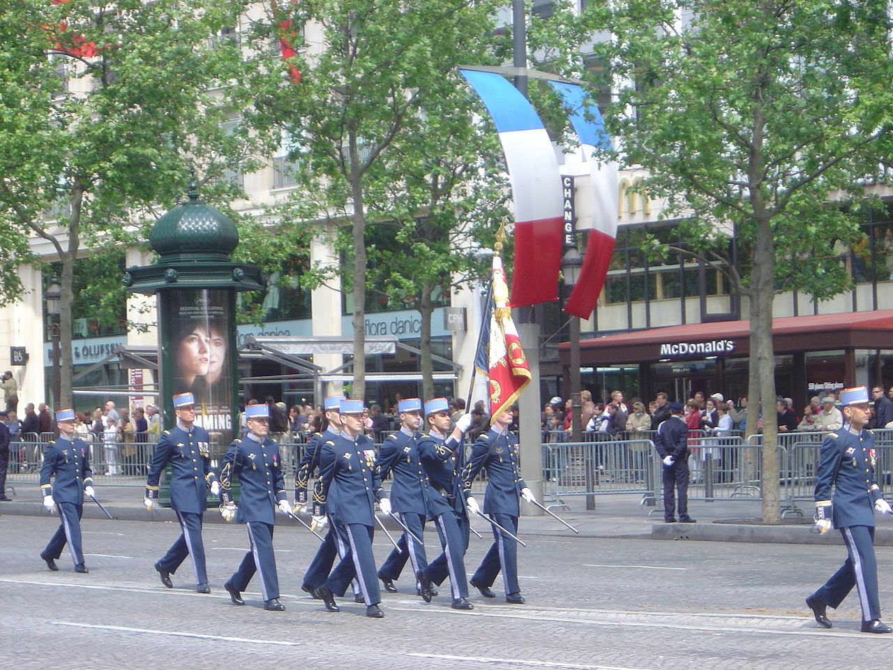 A French miltiary ceremonial parade (image: David Monniaux)