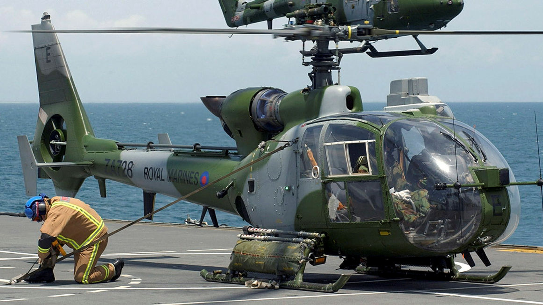 The Gazelle helicopter was brought into service in July 1974 (Picture: MOD).