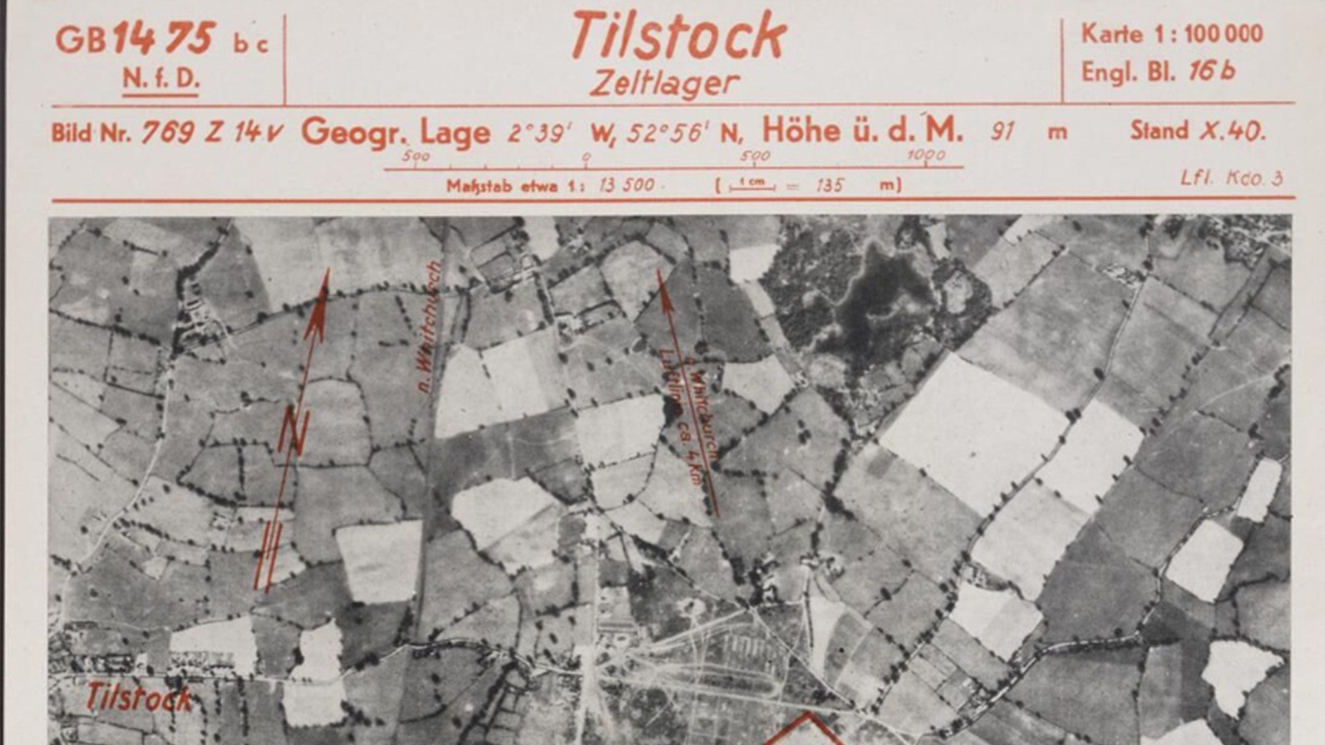 A German spy photo proves the enemy had plenty of information about RAF Tilstock 
