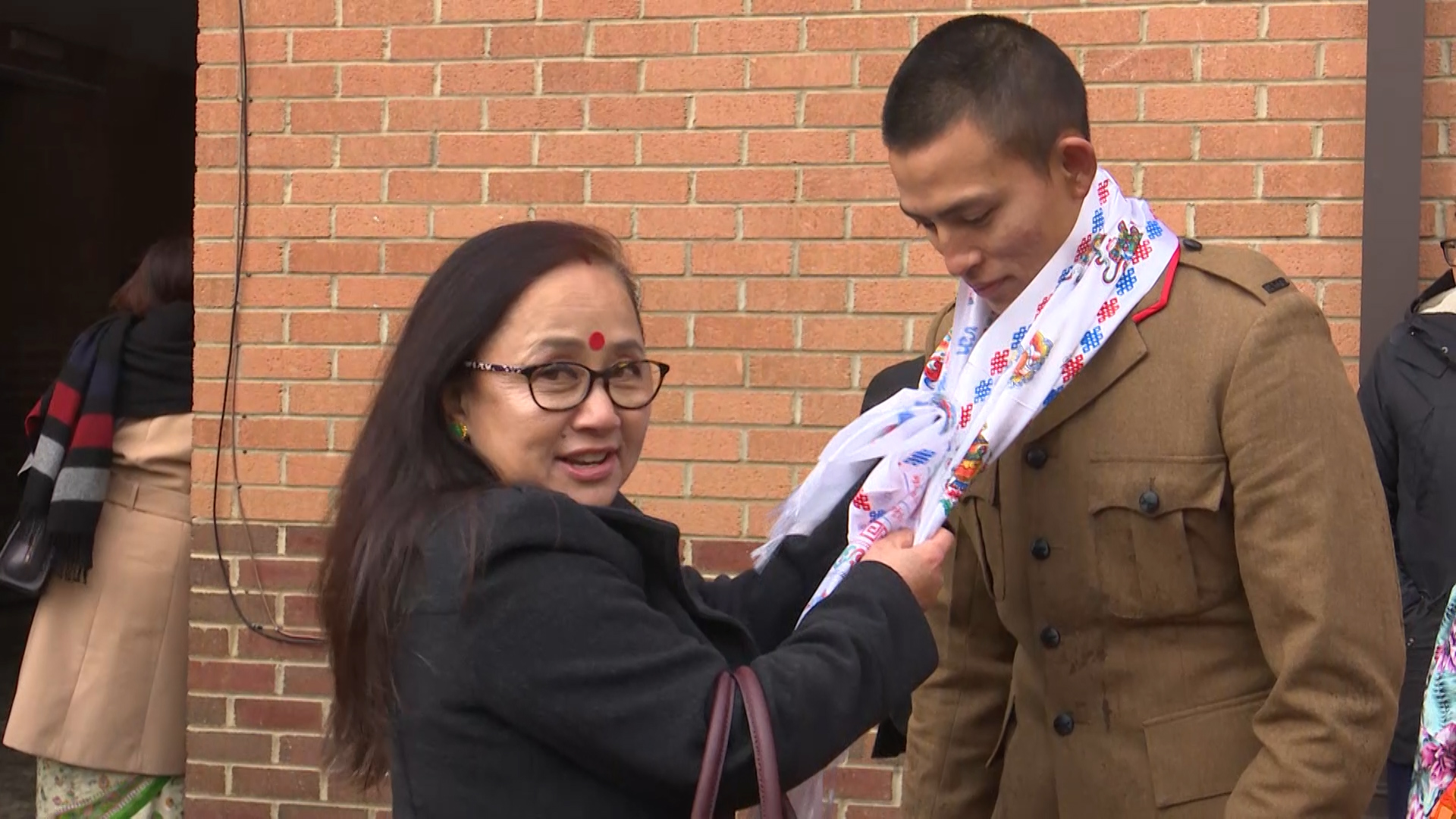 Families celebrated with their loved ones after the passing out parade concluded.
