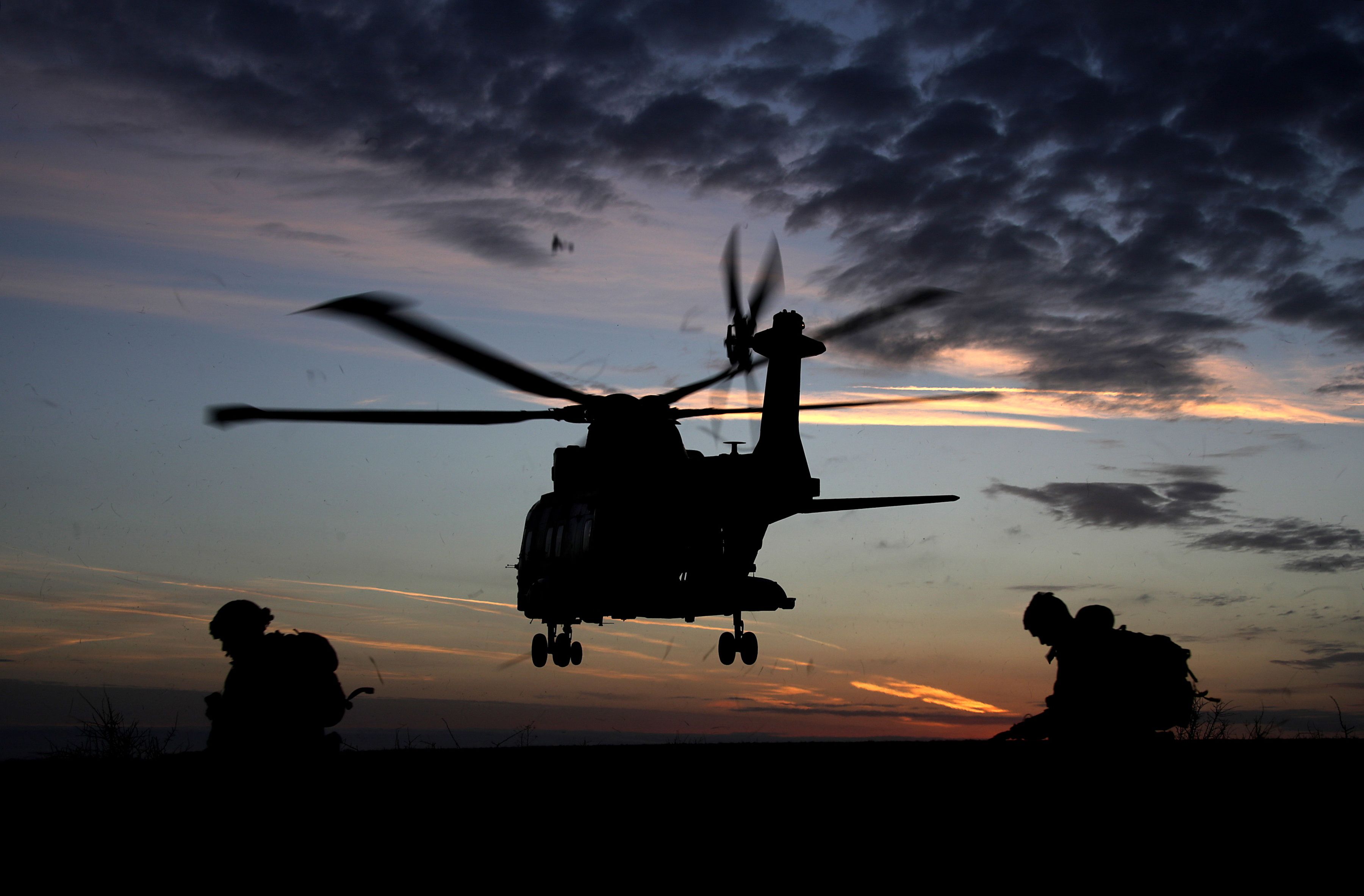 	A Merlin returning to base after deploying Royal Marines as part of Exercise Toxic Dagger 100119 CREDIT Royal Navy_0.jpg