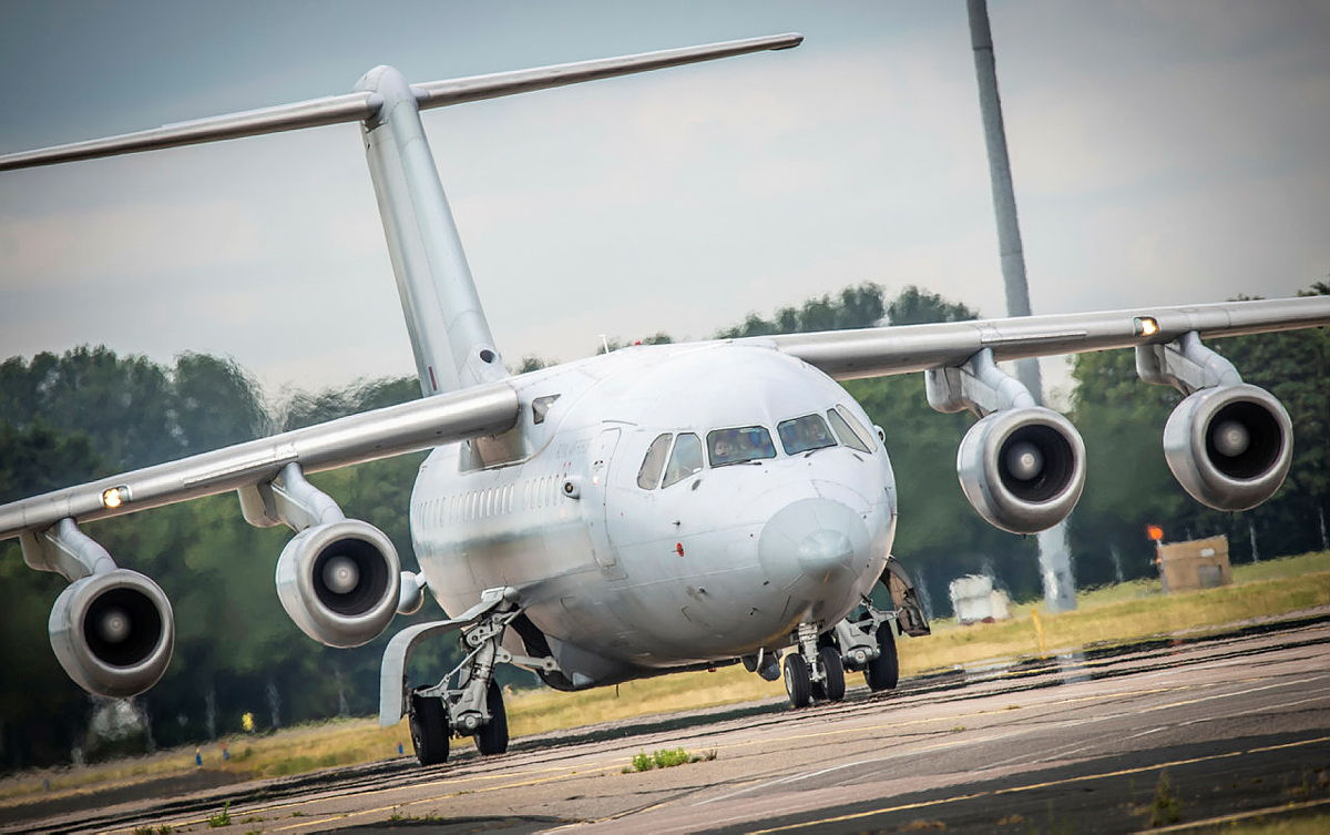A Mk 3 BAE 146 at RAF Brize Norton