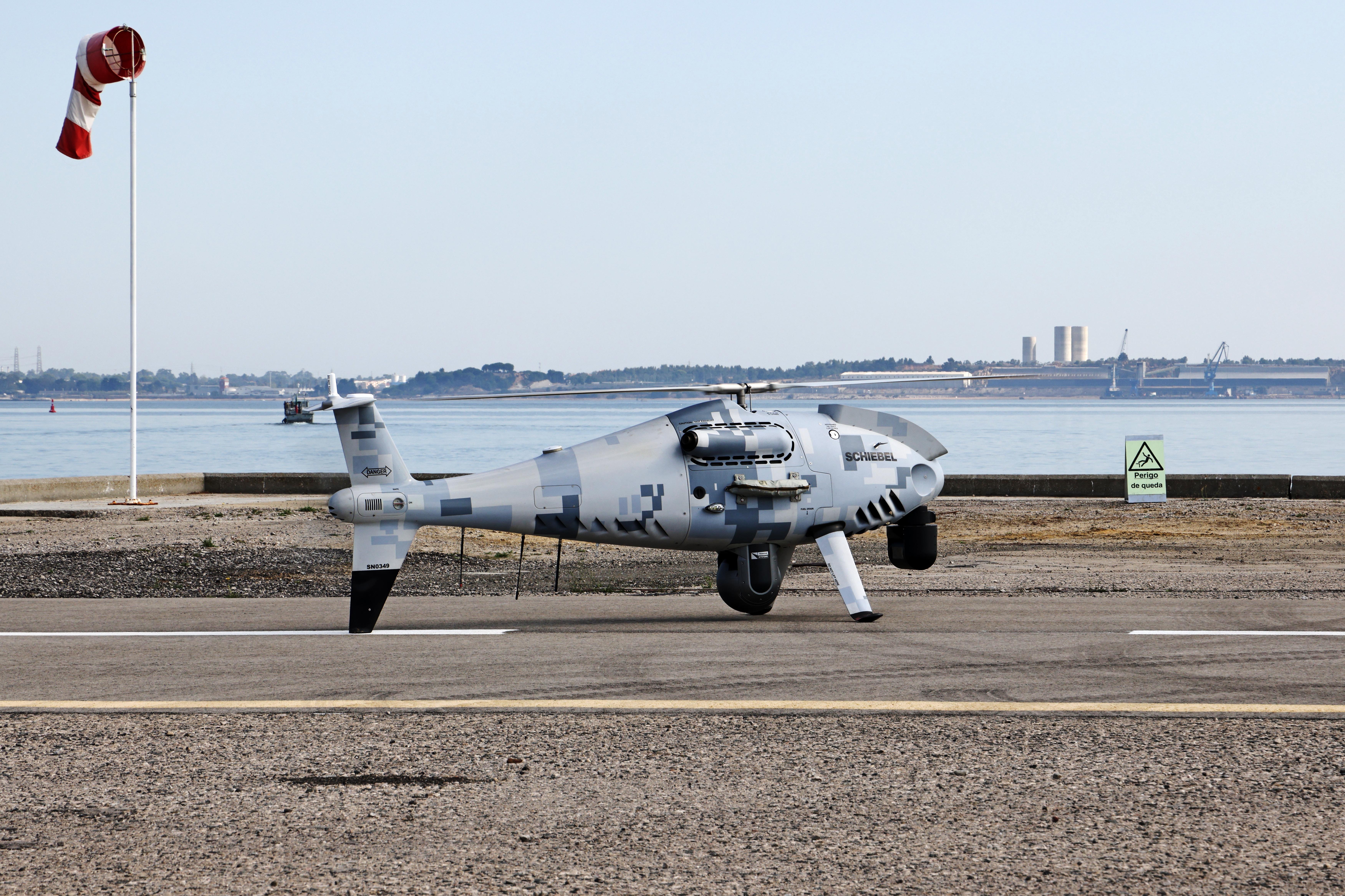 The Peregrine drone will work on patrol alongside Wildcat Helicopters (Picture: Royal Navy).