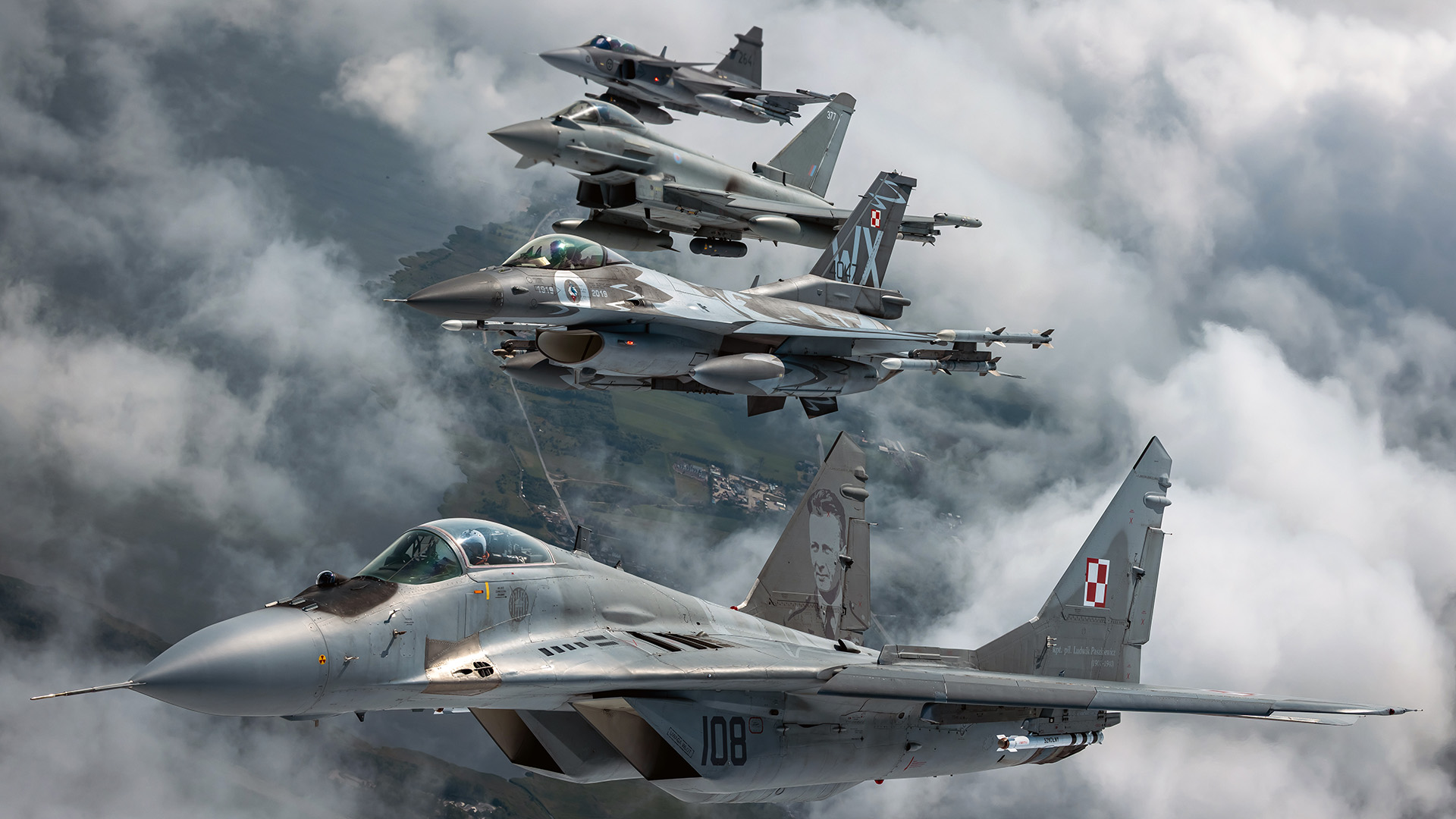 The mission safeguards local airspace in areas with limited local air defence resources (Picture: MOD)