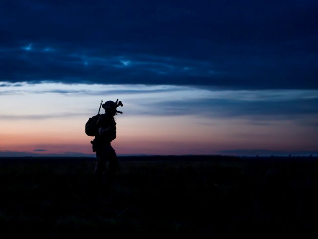 A Royal Anglian soldier