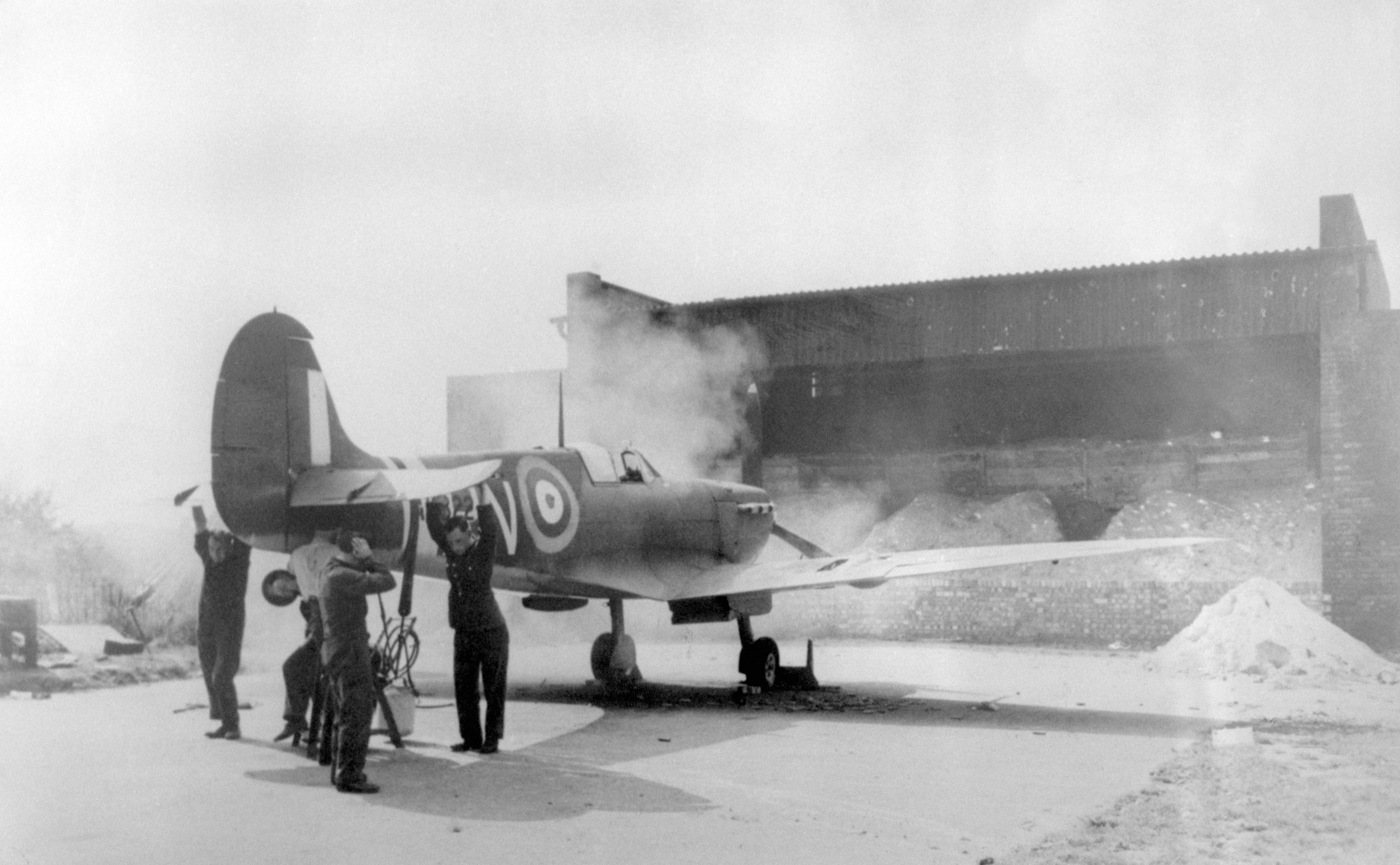 	A Spitfire testing its guns at Biggin Hill during the Battle of Britain 011040 CREDIT PA.jpg