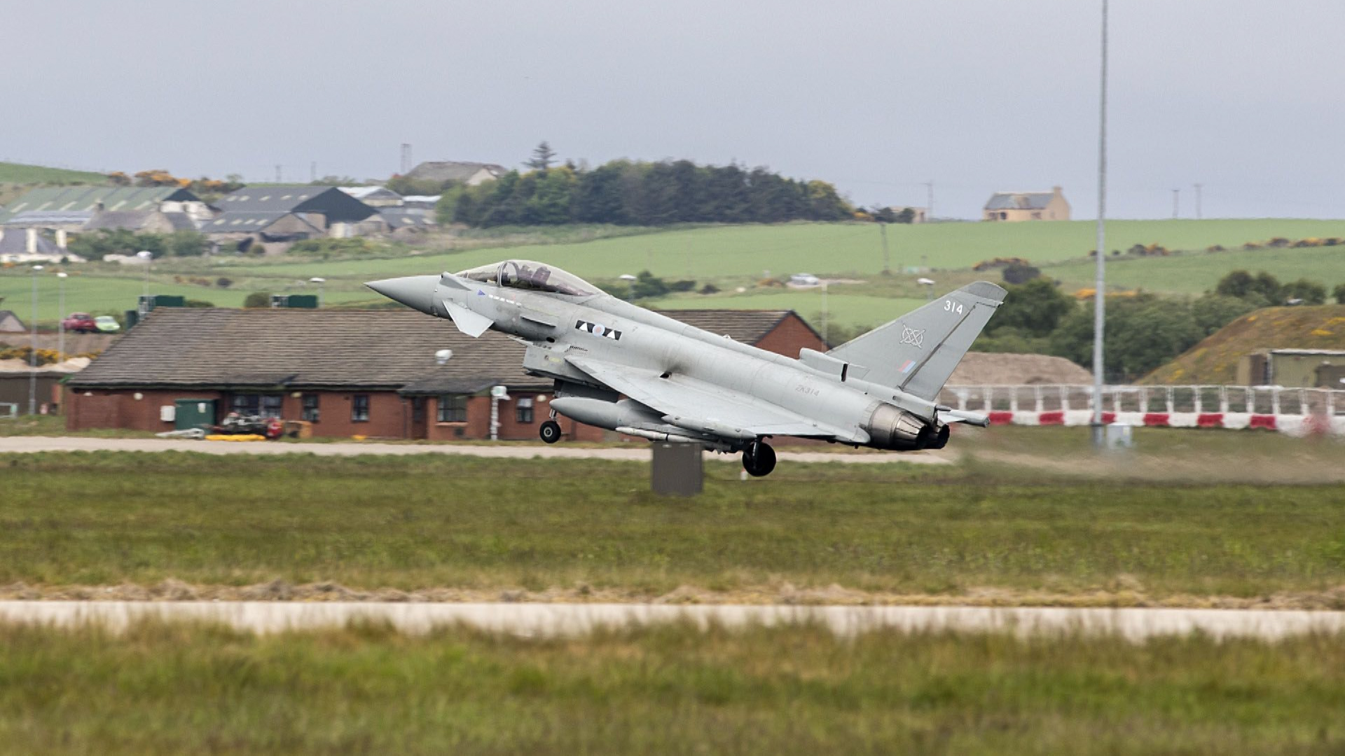 A library image showing a Typhoon from 6 Squadron taking off from RAF Lossiemouth (Picture: Royal Air Force).