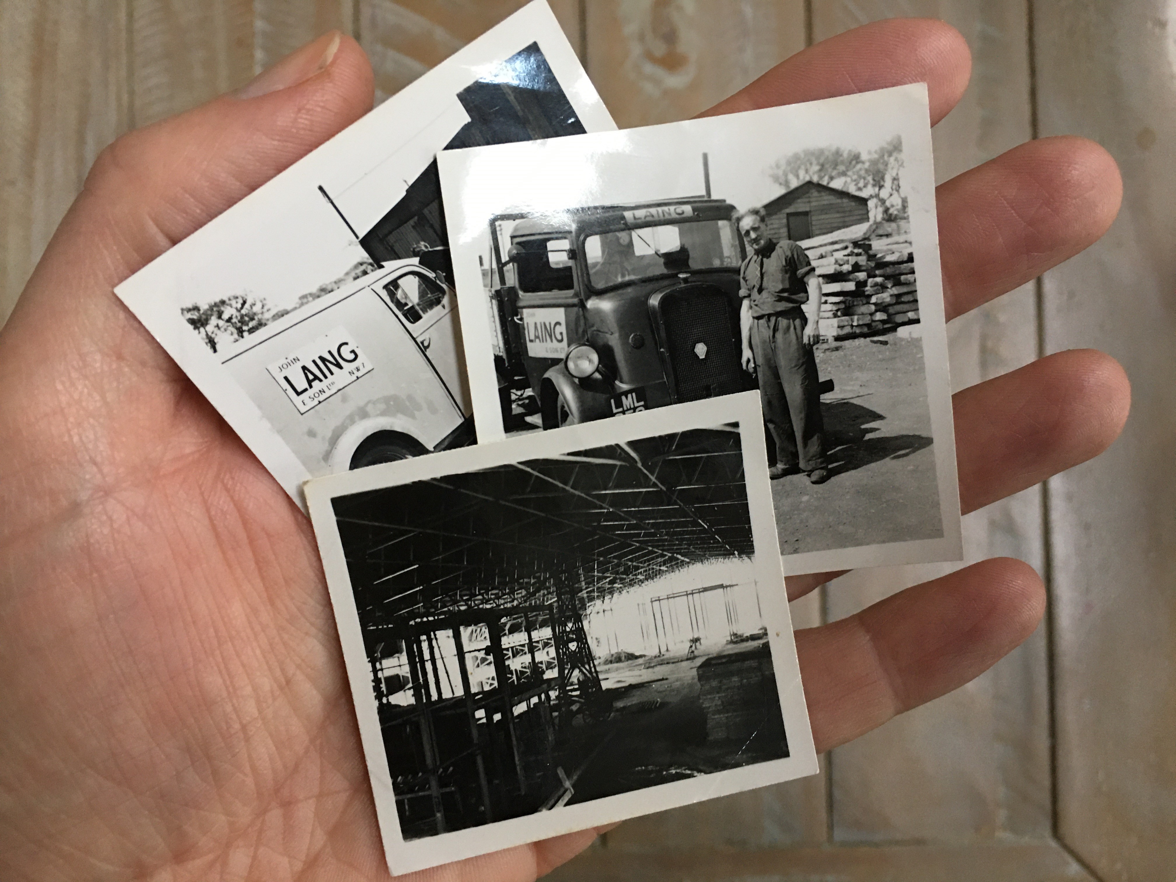 A few old pictures depicted the construction of RNAS Culdrose