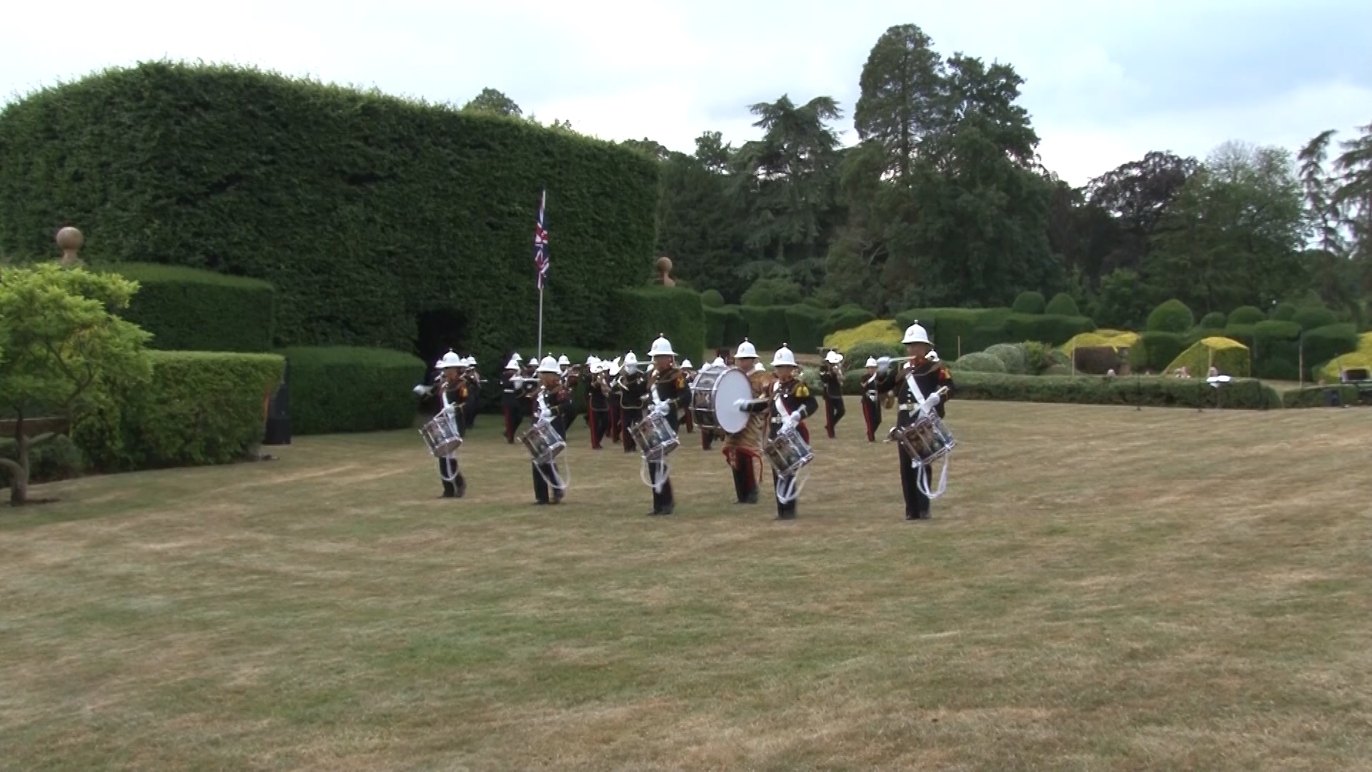 A final Beating Retreat at Headley Court.