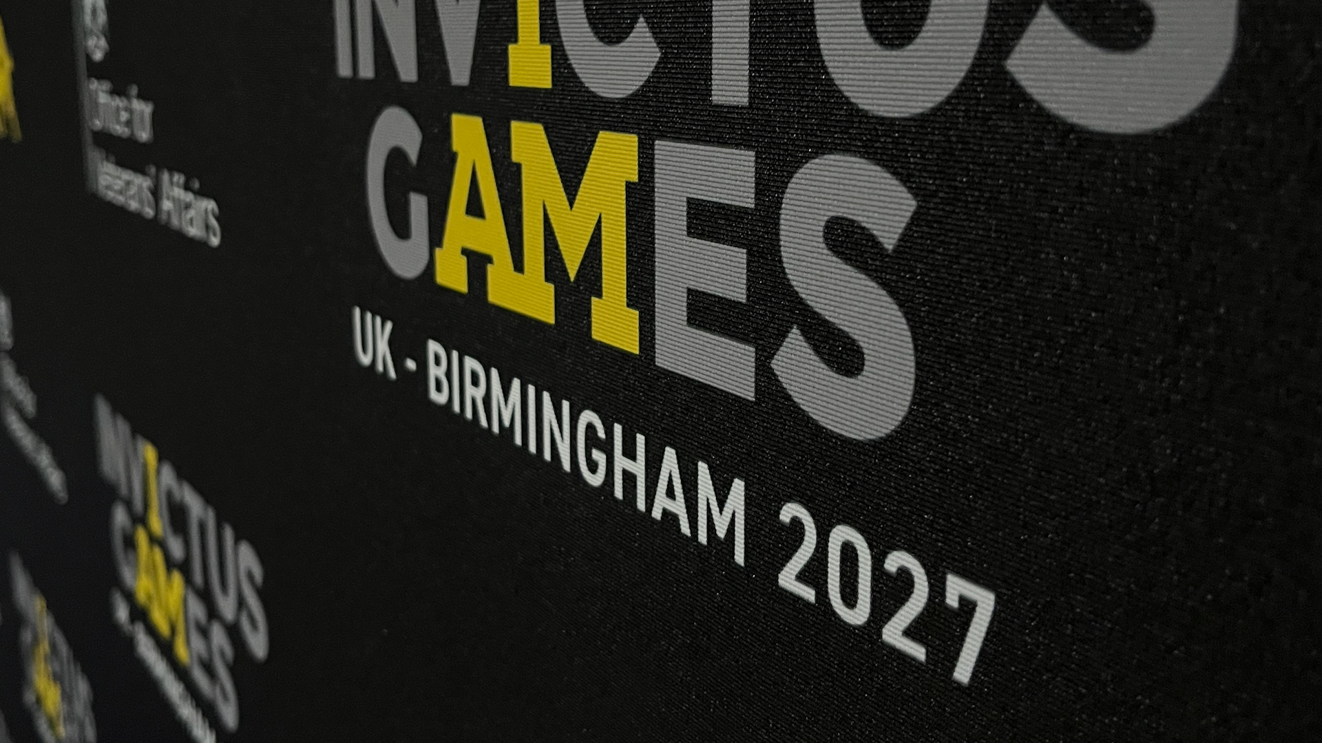 A logo of the Invictus Games depicting Birmingham's bid to host 2027 event