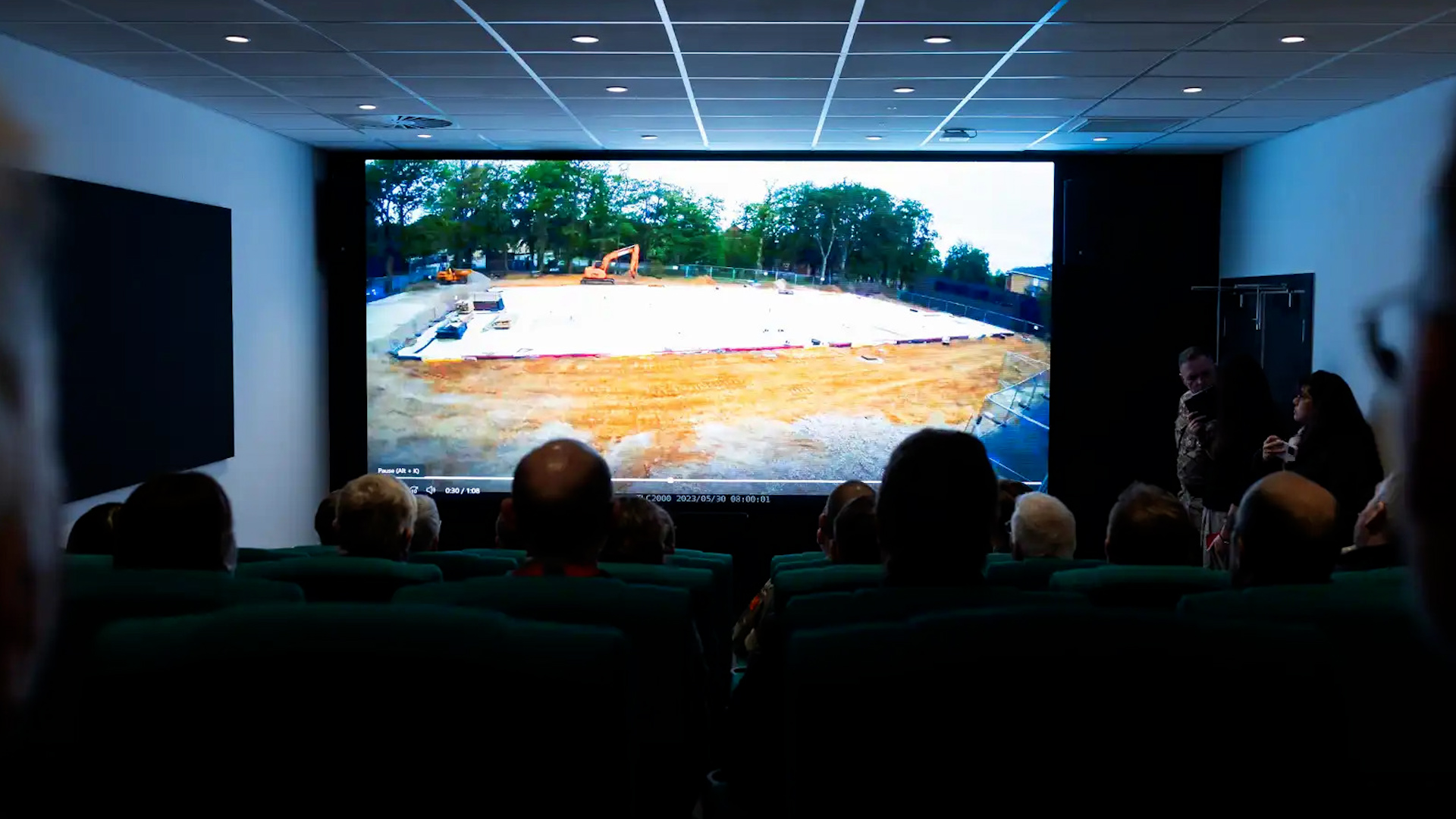 A new cinema at the Soldiers' Centre at ATC Pirbright 