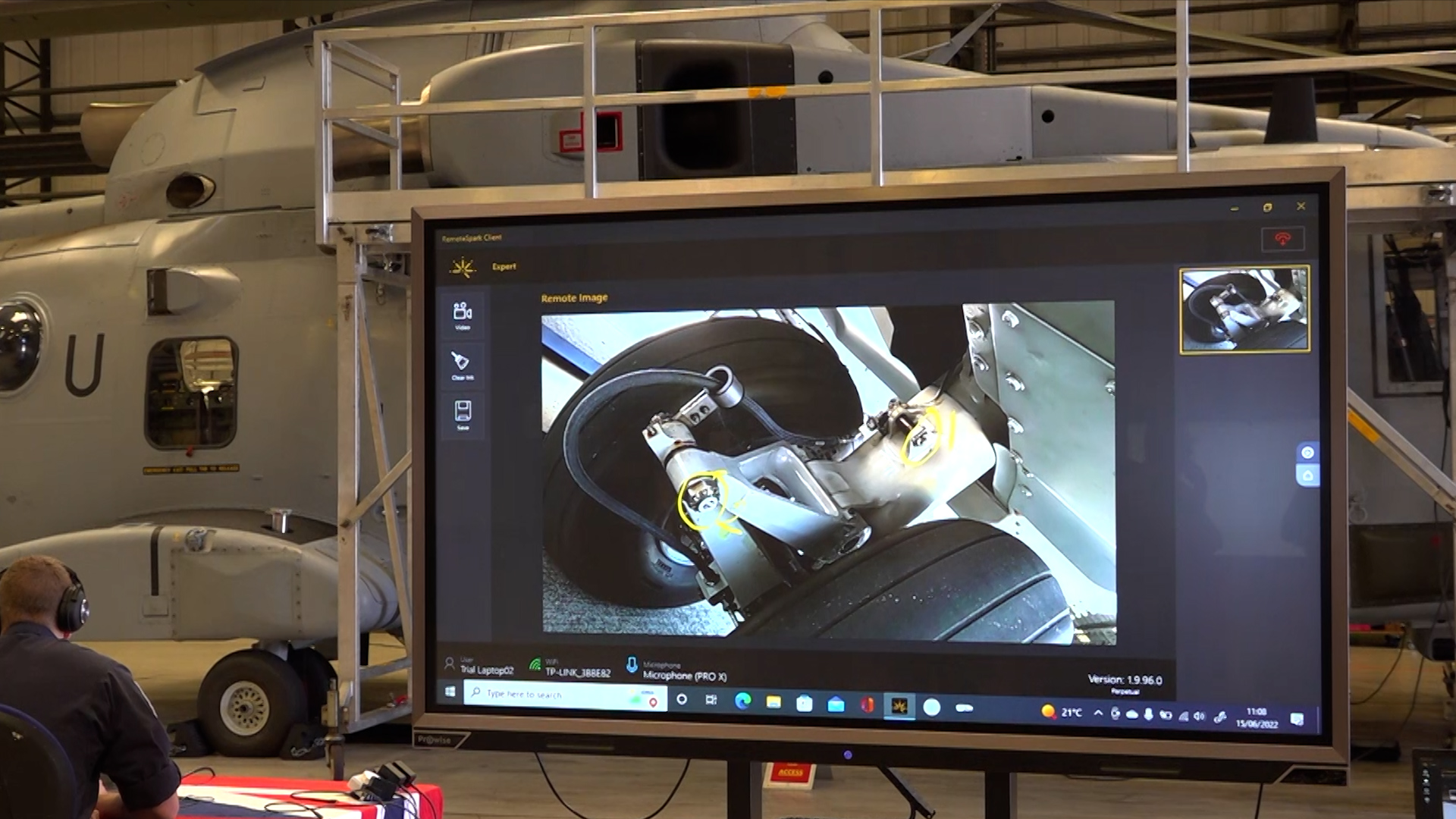 A new headset will provide augmented reality for Commando Helicopter Force 17062022 CREDIT BFBS.jpg .jpg