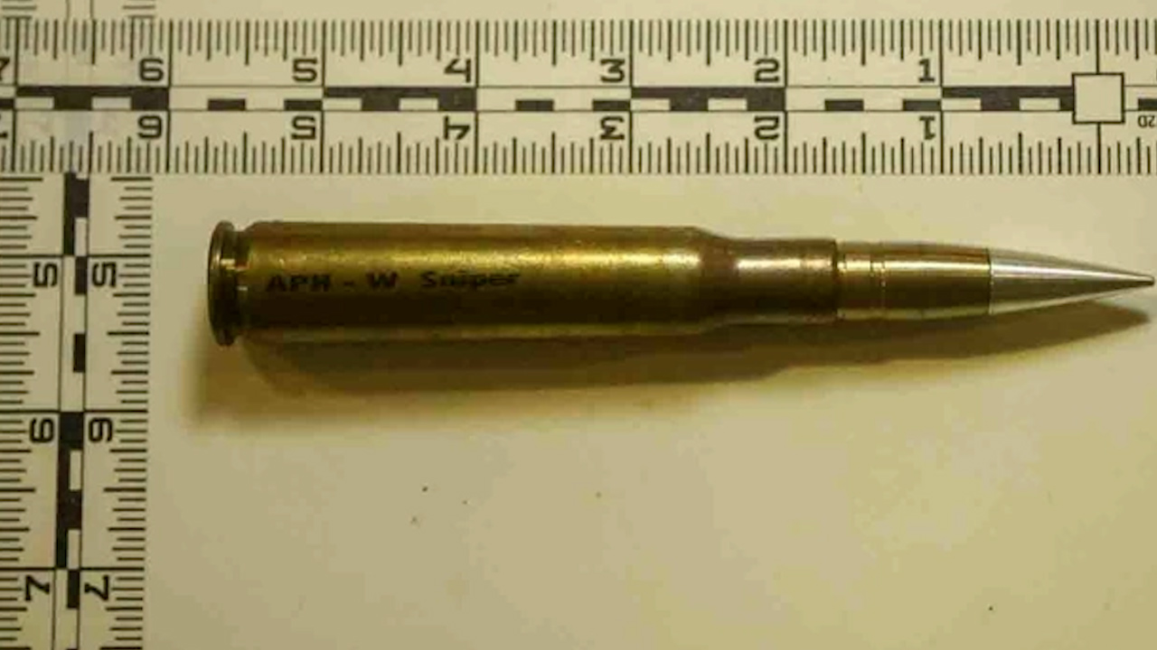 A round seized by the US Navy in the Gulf of Oman (Picture: US Navy)