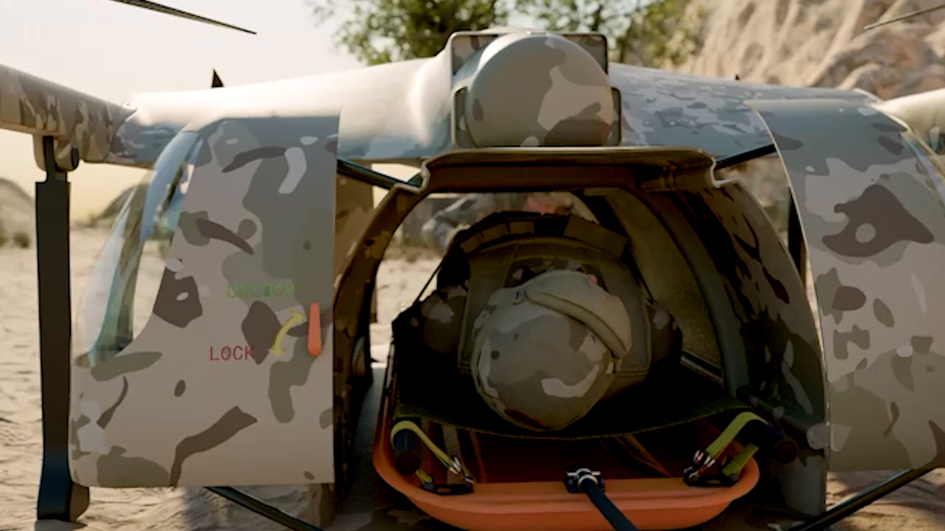 With no human crew on board, heavy-lift drones could prove invaluable in a hostile environment (Picture: BAE Systems)