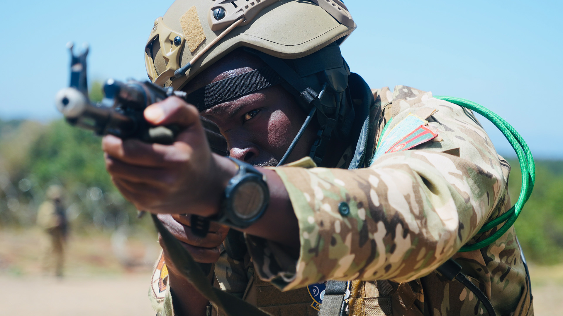 A soldier trains at BATUK 
