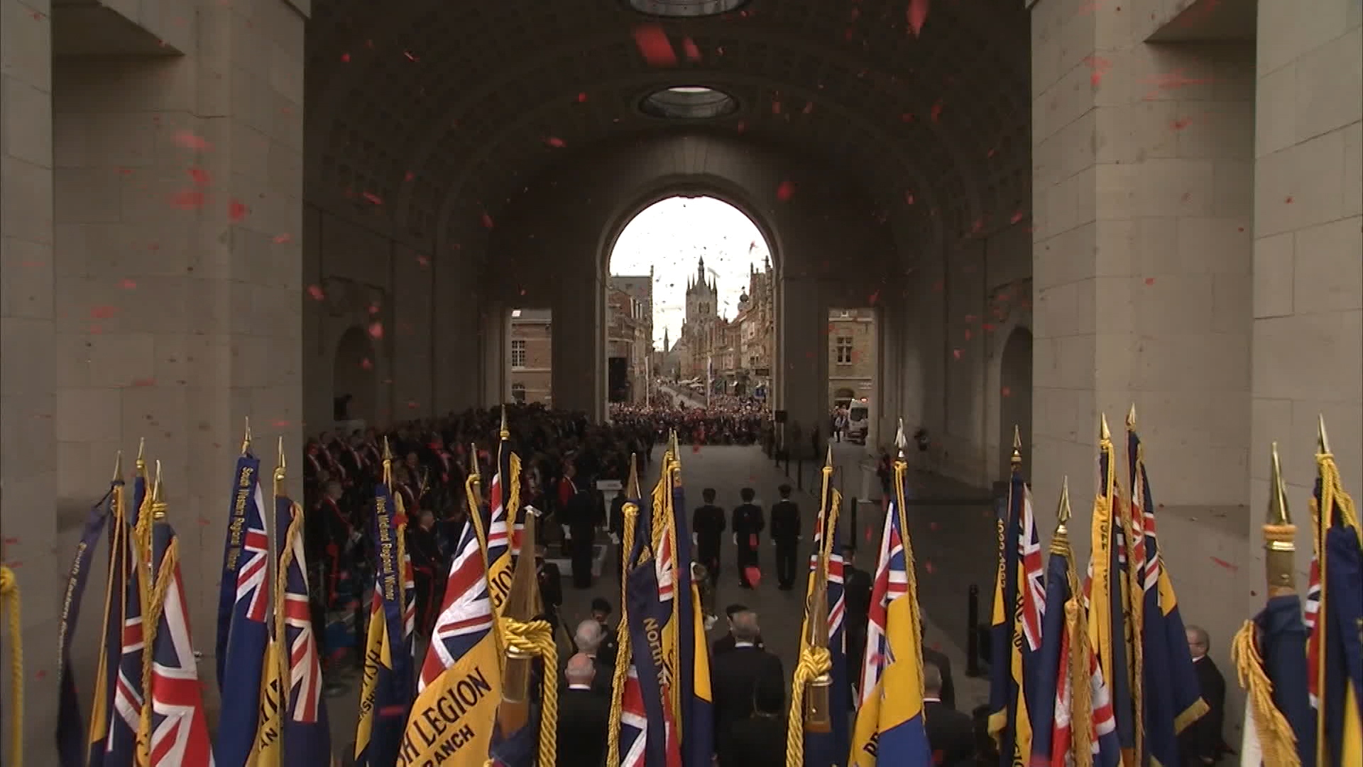 A special service was held at Menin Gate (Picture: Royal British Legion).