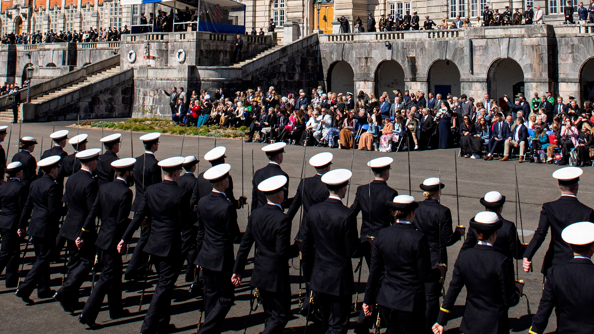 A view of Britannia Royal Naval College where new sailors passed out (Picture: Royal Navy).