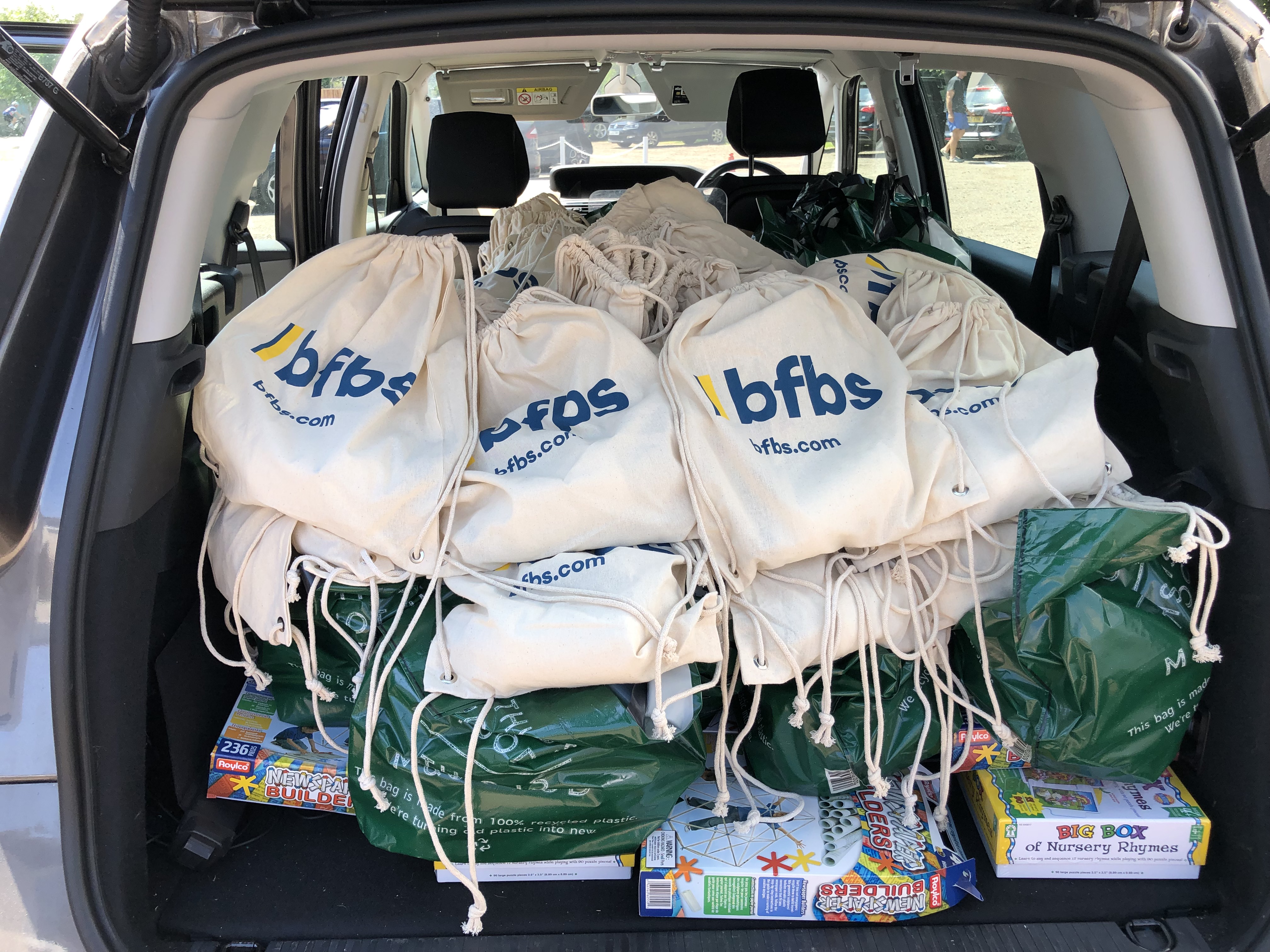 BFBS deliver goodies bags to families repatriated from Nepal to the UK due to Covid