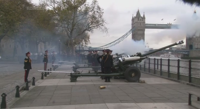Prince Charles Gun Salute