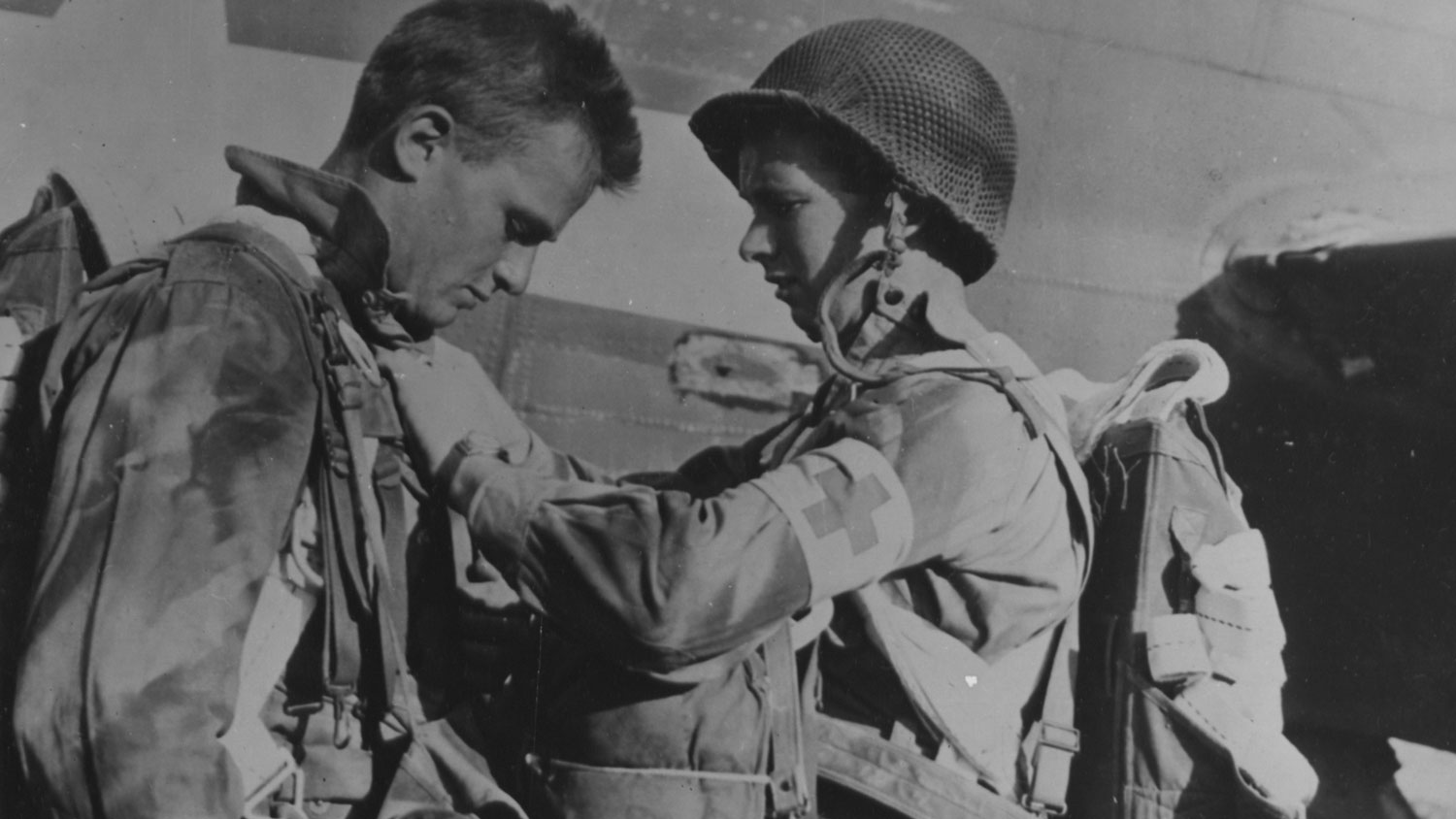 Airborne soldiers pictured before the invasion of southern France in August 1944 CREDIT National Archive and Records Administration