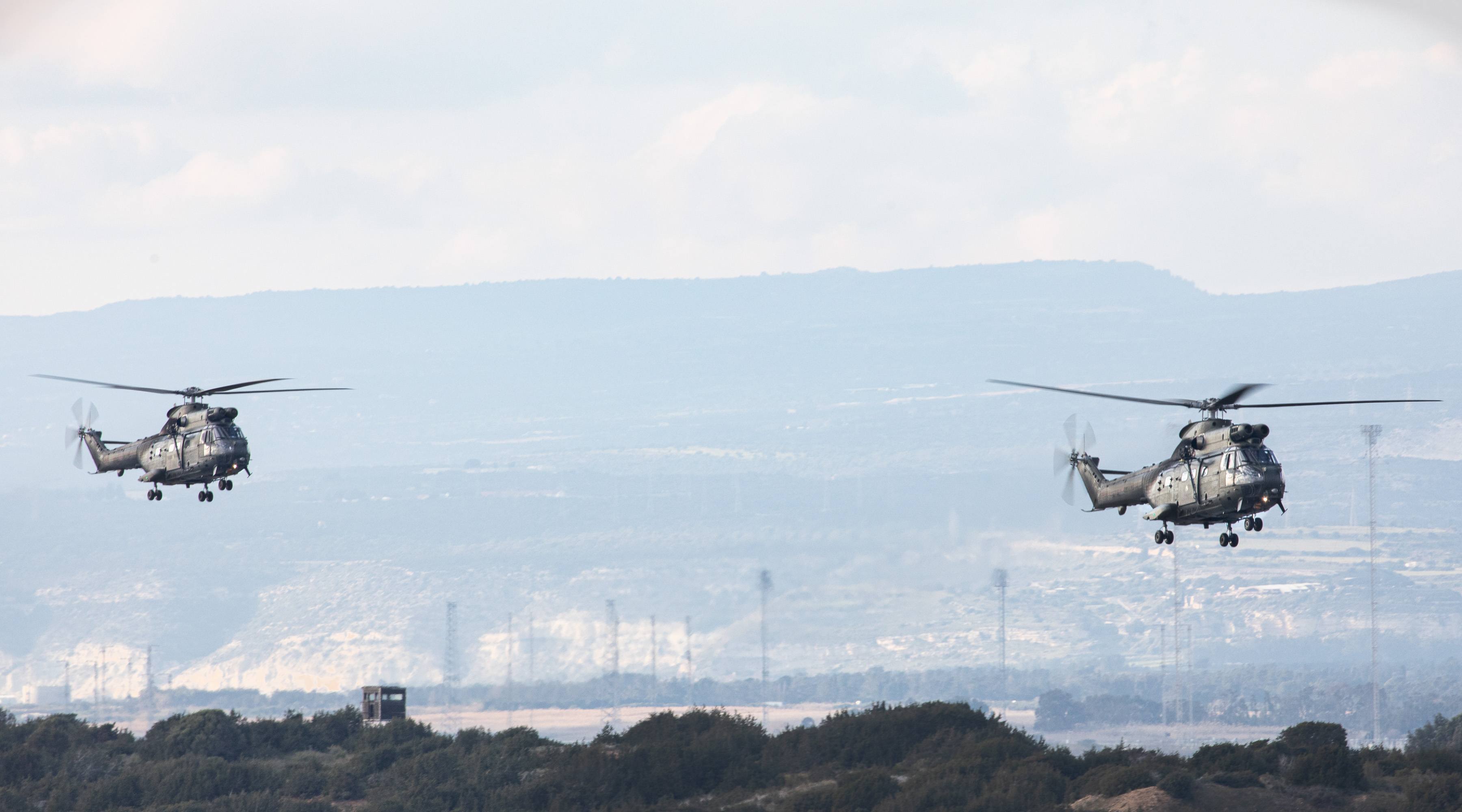 84 Squadron welcome Puma arrival CREDIT MOD